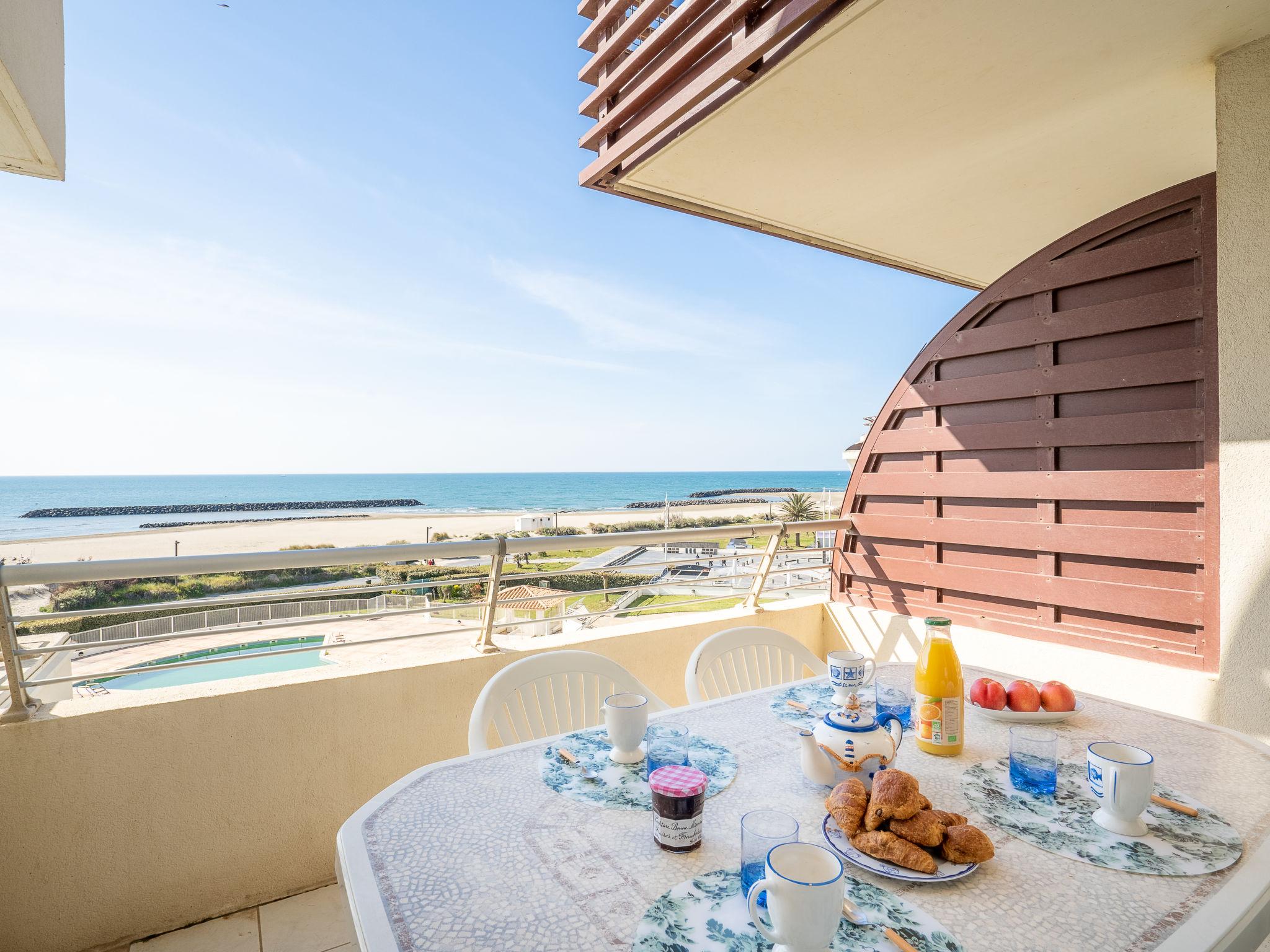 Foto 6 - Apartamento de 1 quarto em Agde com piscina e vistas do mar