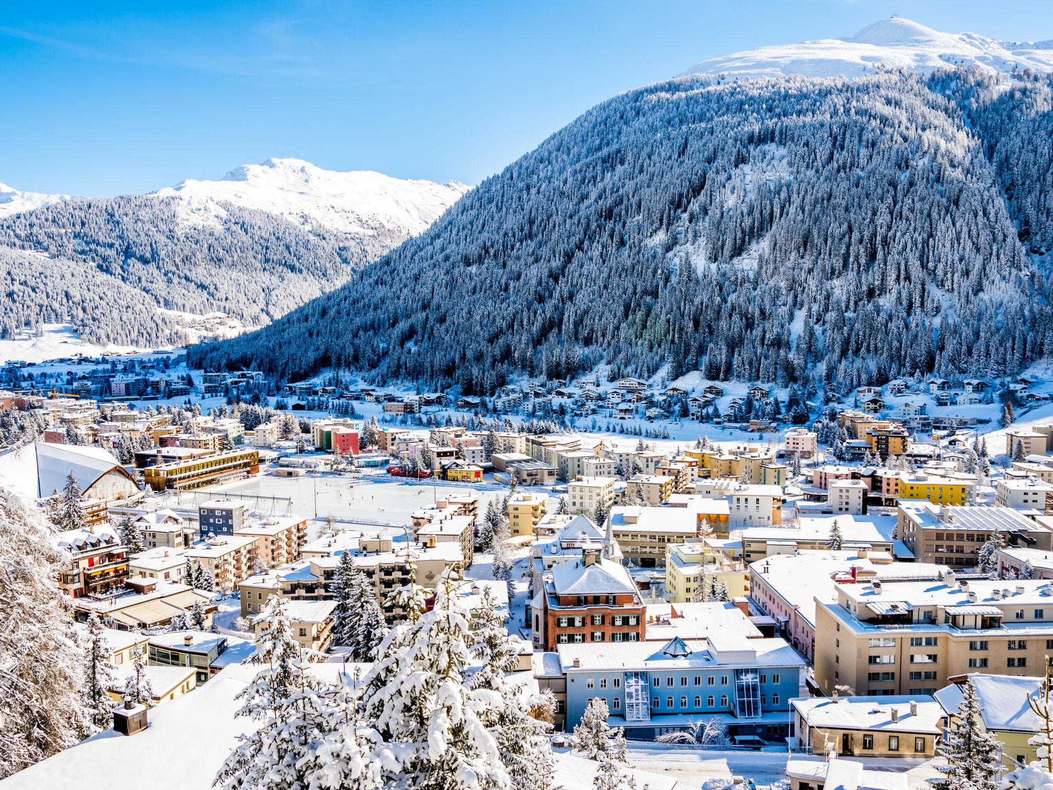 Foto 35 - Apartamento de 1 habitación en Davos con jardín y vistas a la montaña