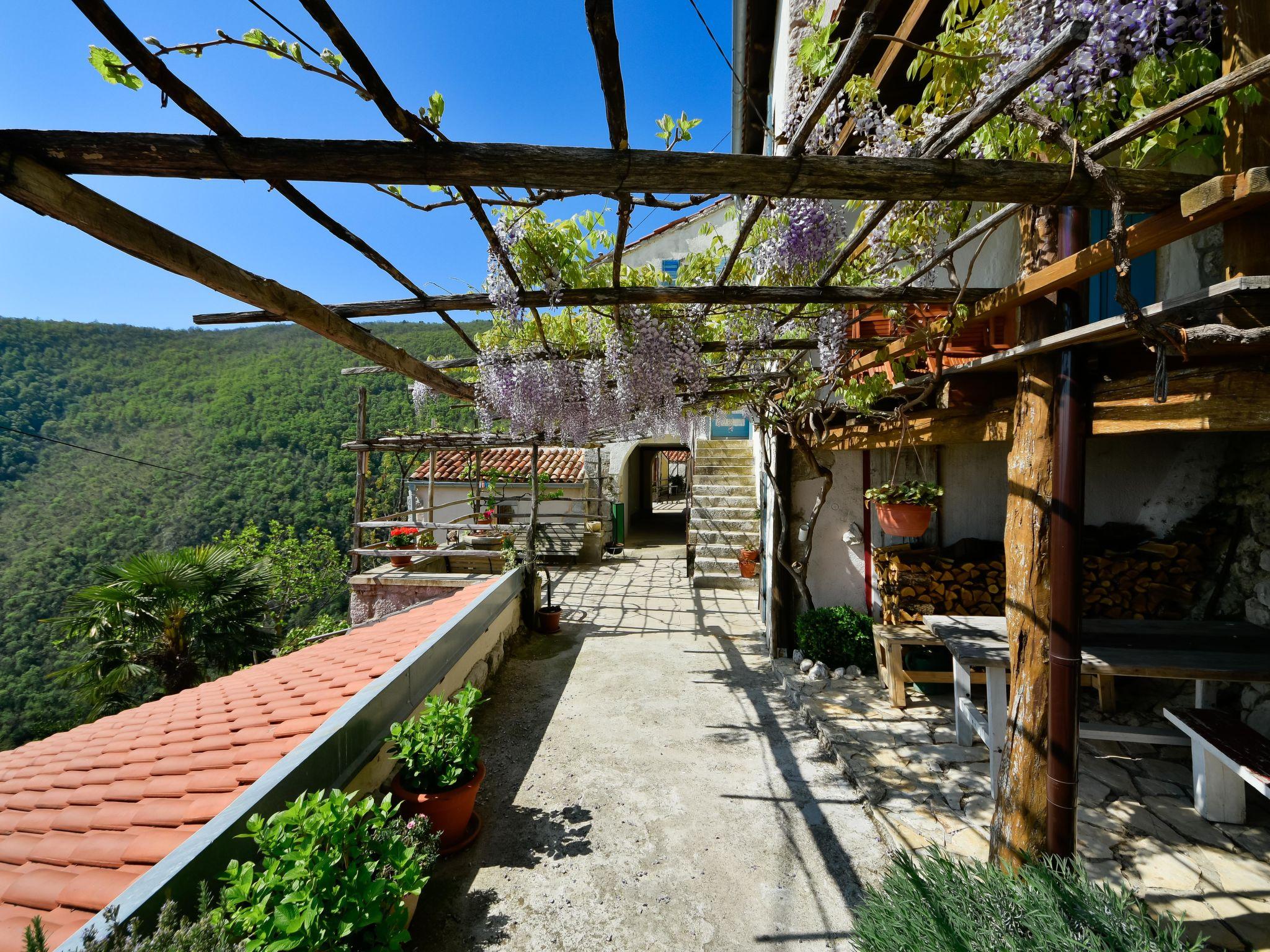 Foto 3 - Casa de 2 habitaciones en Mošćenička Draga con jardín y terraza