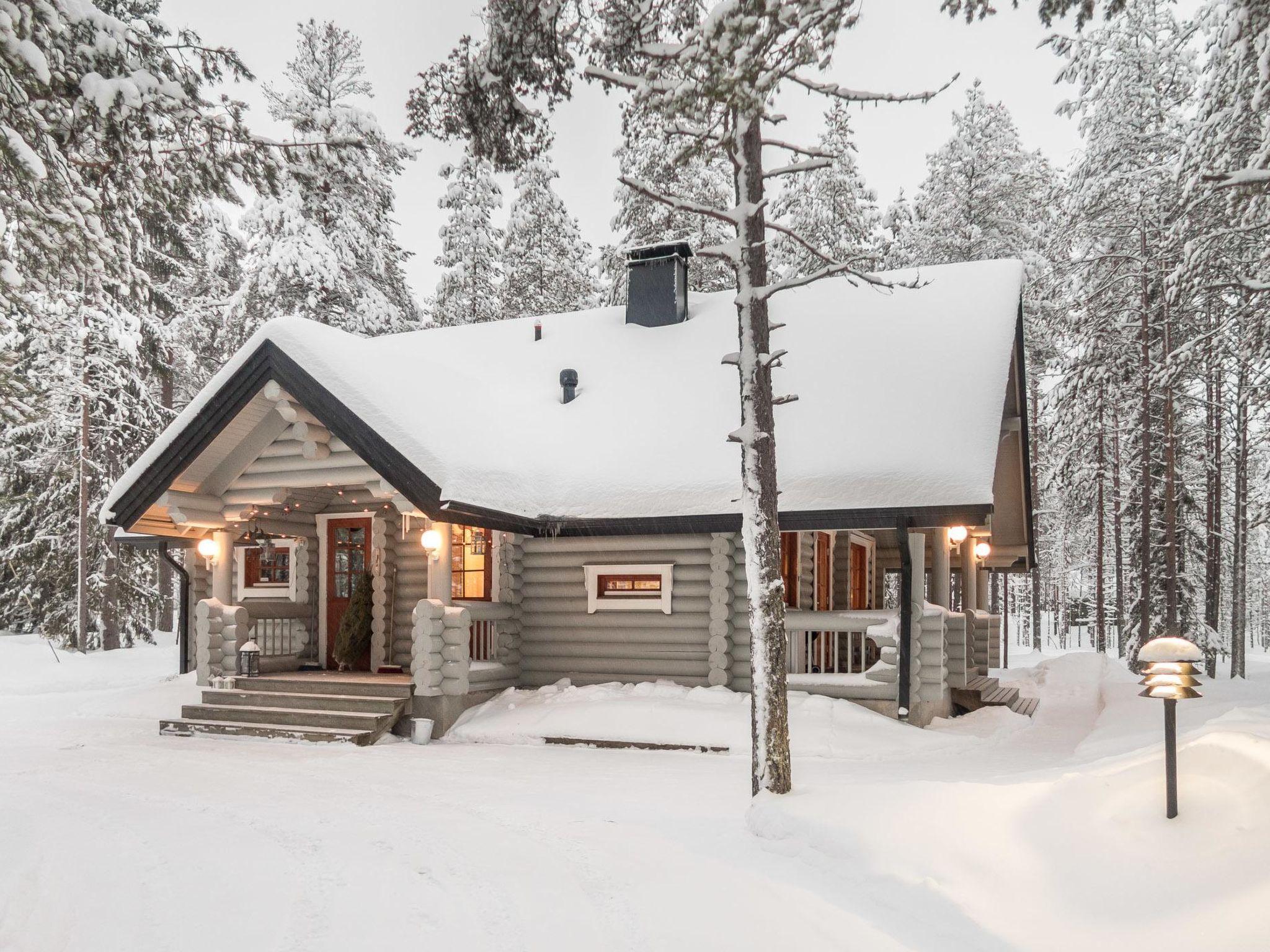 Foto 1 - Casa con 3 camere da letto a Kuusamo con sauna e vista sulle montagne