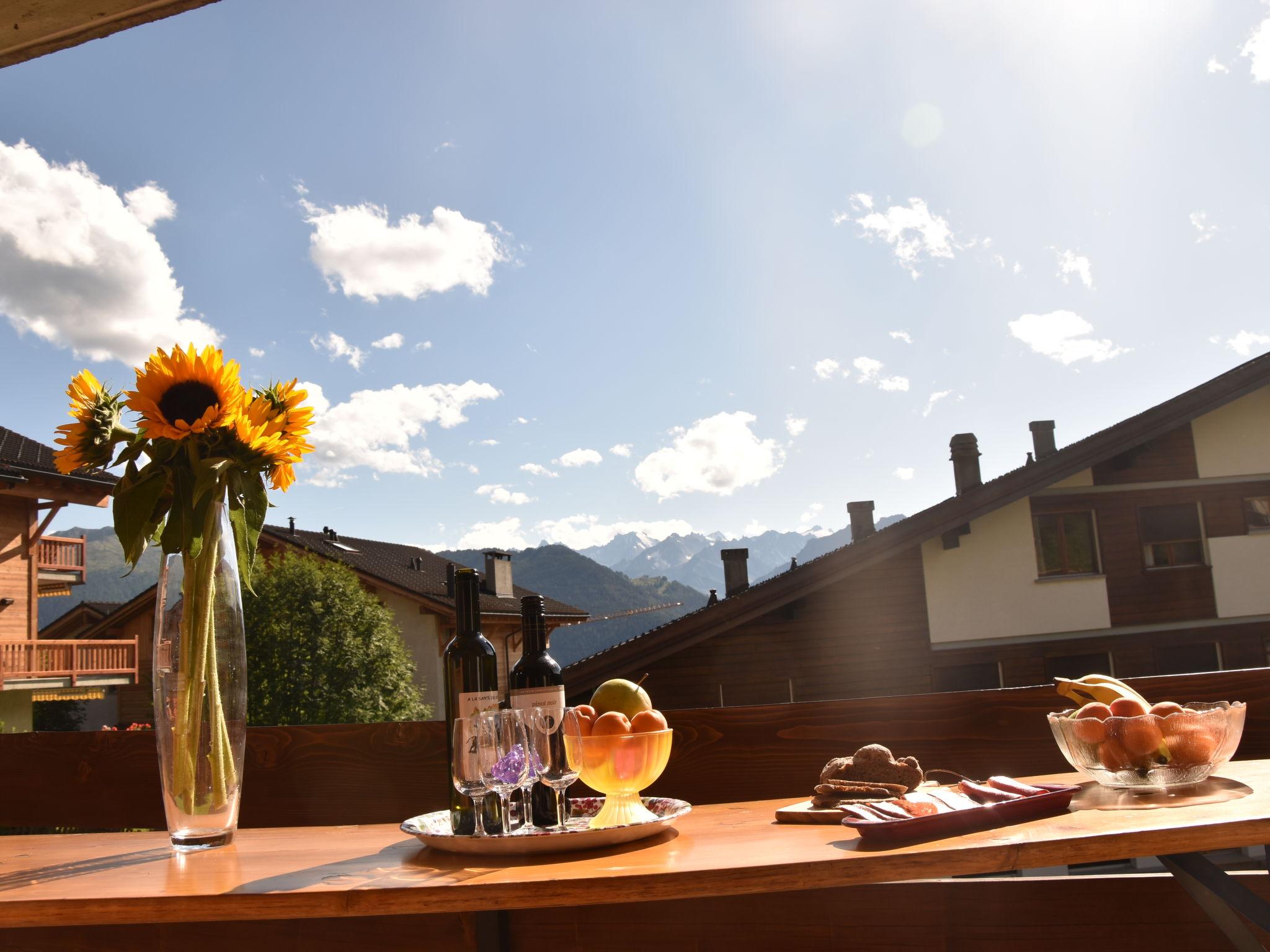 Foto 4 - Apartment mit 2 Schlafzimmern in Val de Bagnes mit blick auf die berge