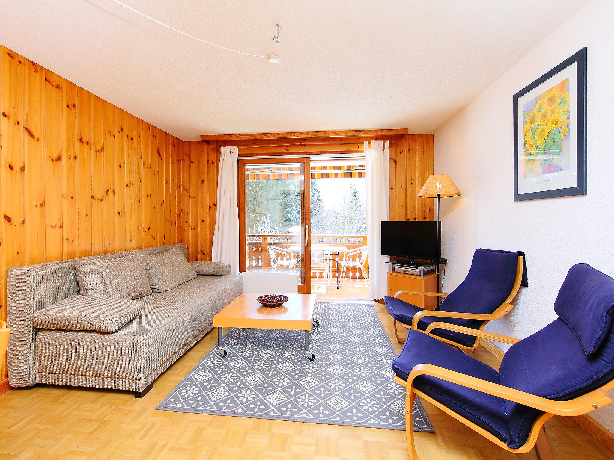 Foto 2 - Appartamento con 1 camera da letto a Ollon con vista sulle montagne