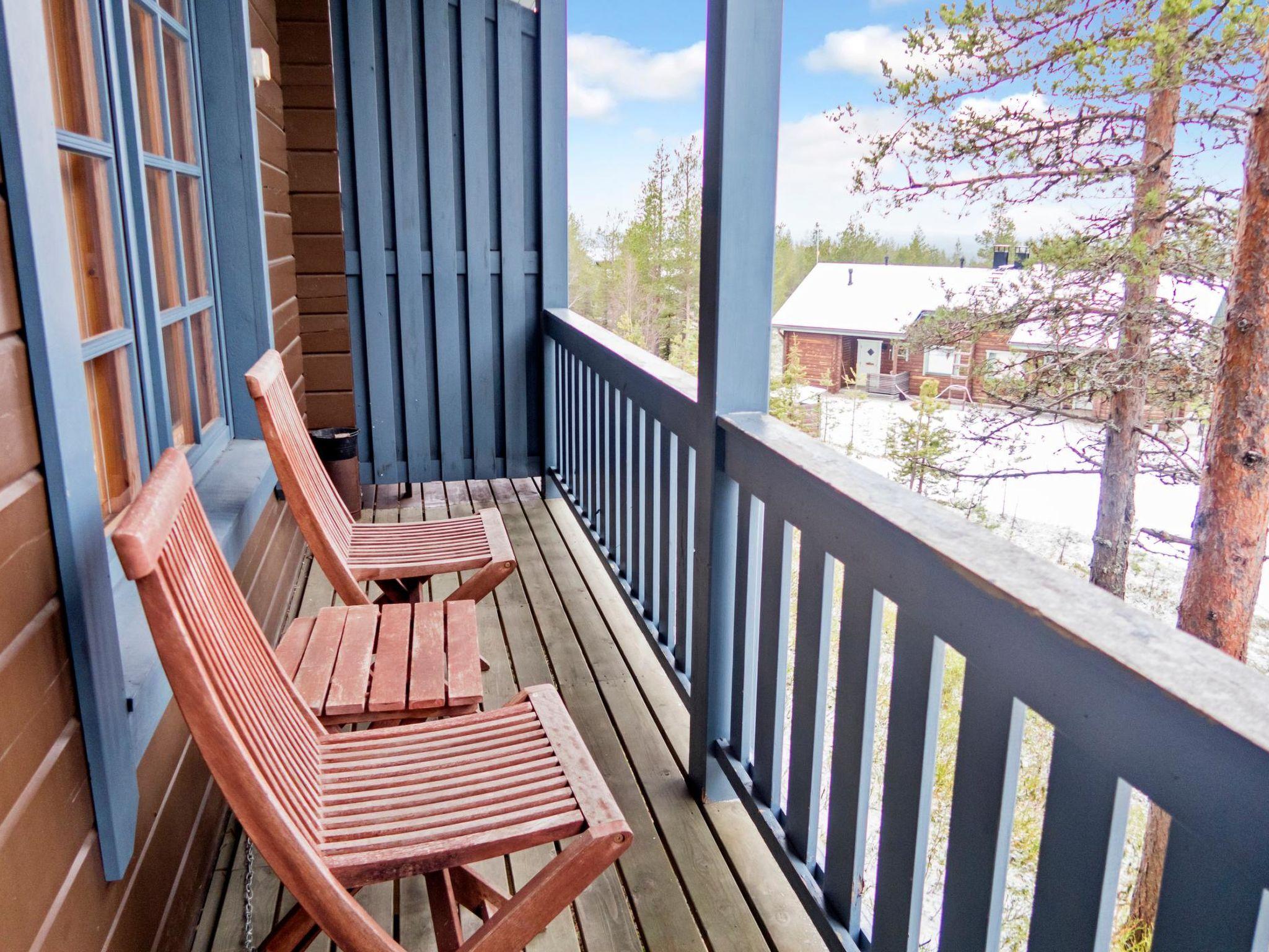 Foto 14 - Haus mit 1 Schlafzimmer in Kuusamo mit sauna und blick auf die berge