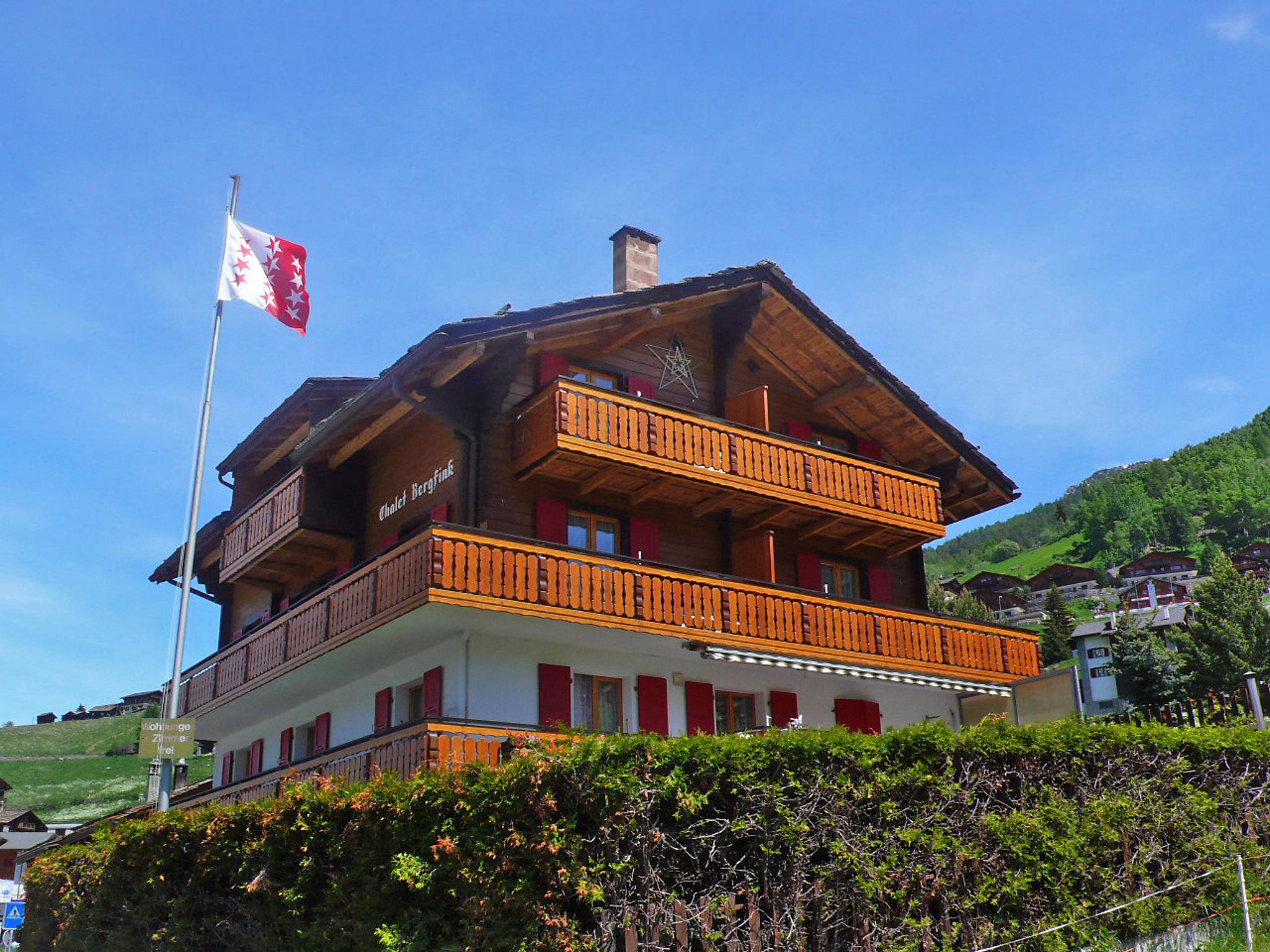 Photo 1 - Appartement de 2 chambres à Grächen avec jardin et vues sur la montagne