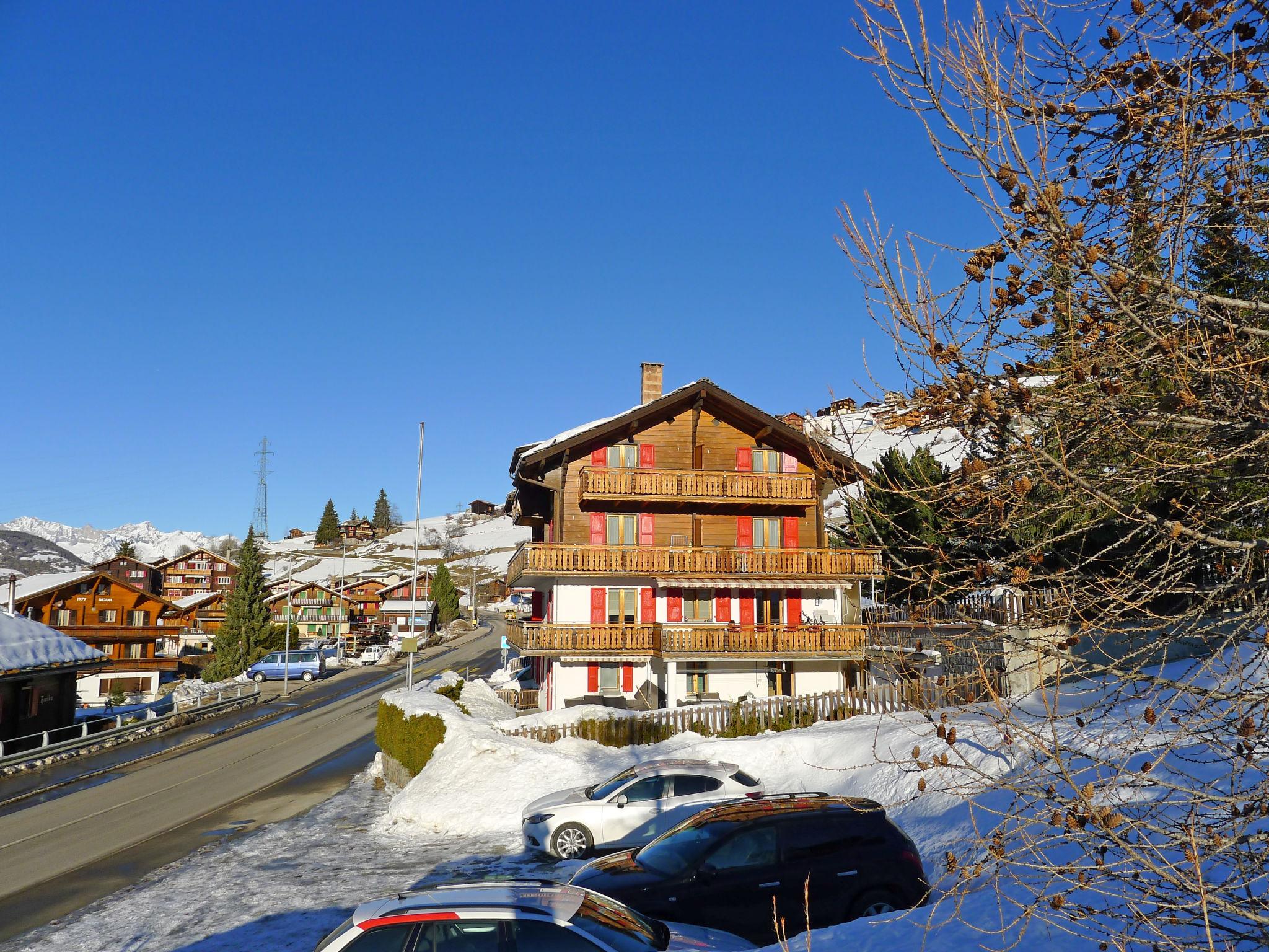 Foto 11 - Apartamento en Grächen con jardín y vistas a la montaña