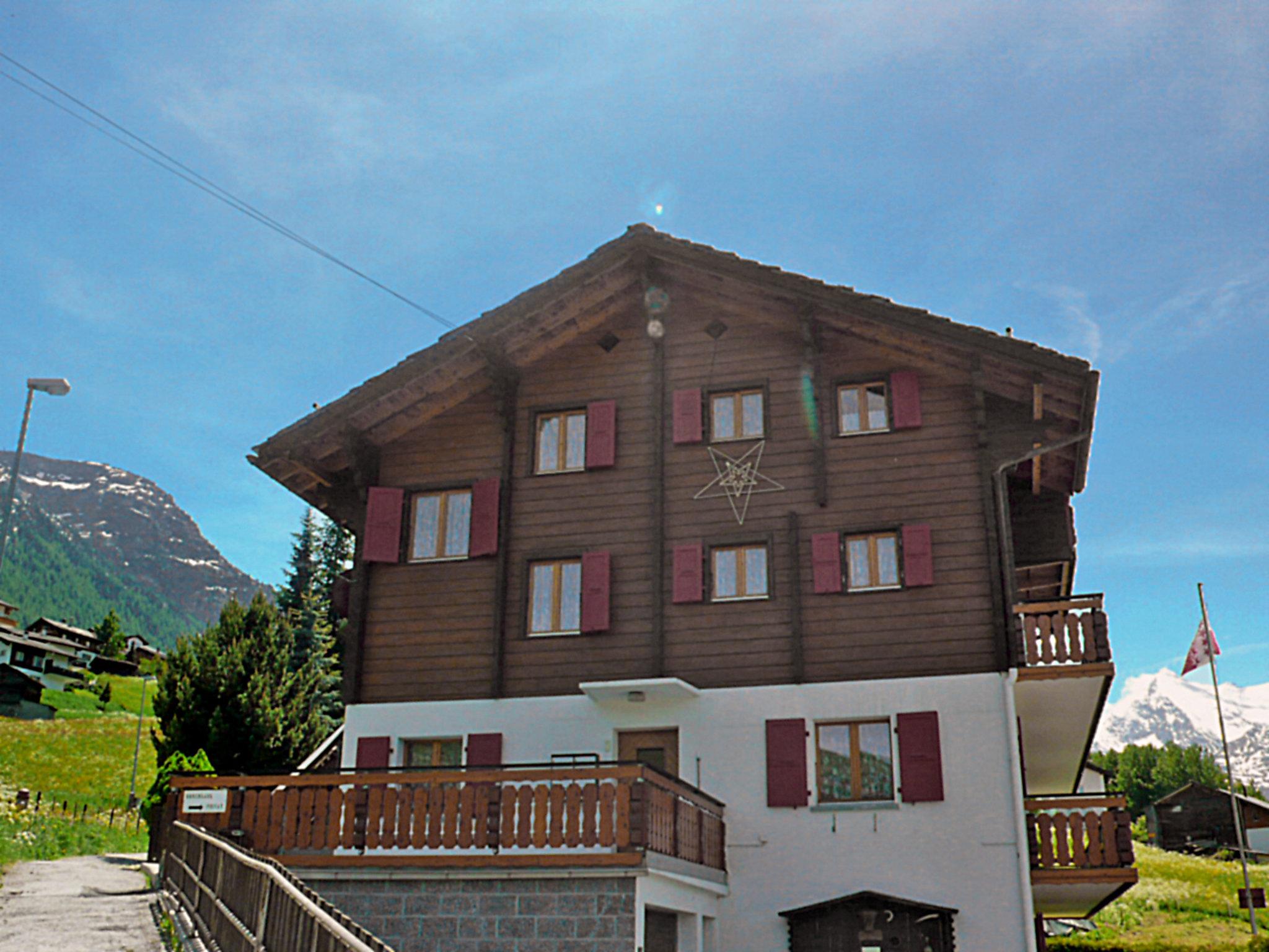 Foto 10 - Apartamento en Grächen con jardín y vistas a la montaña