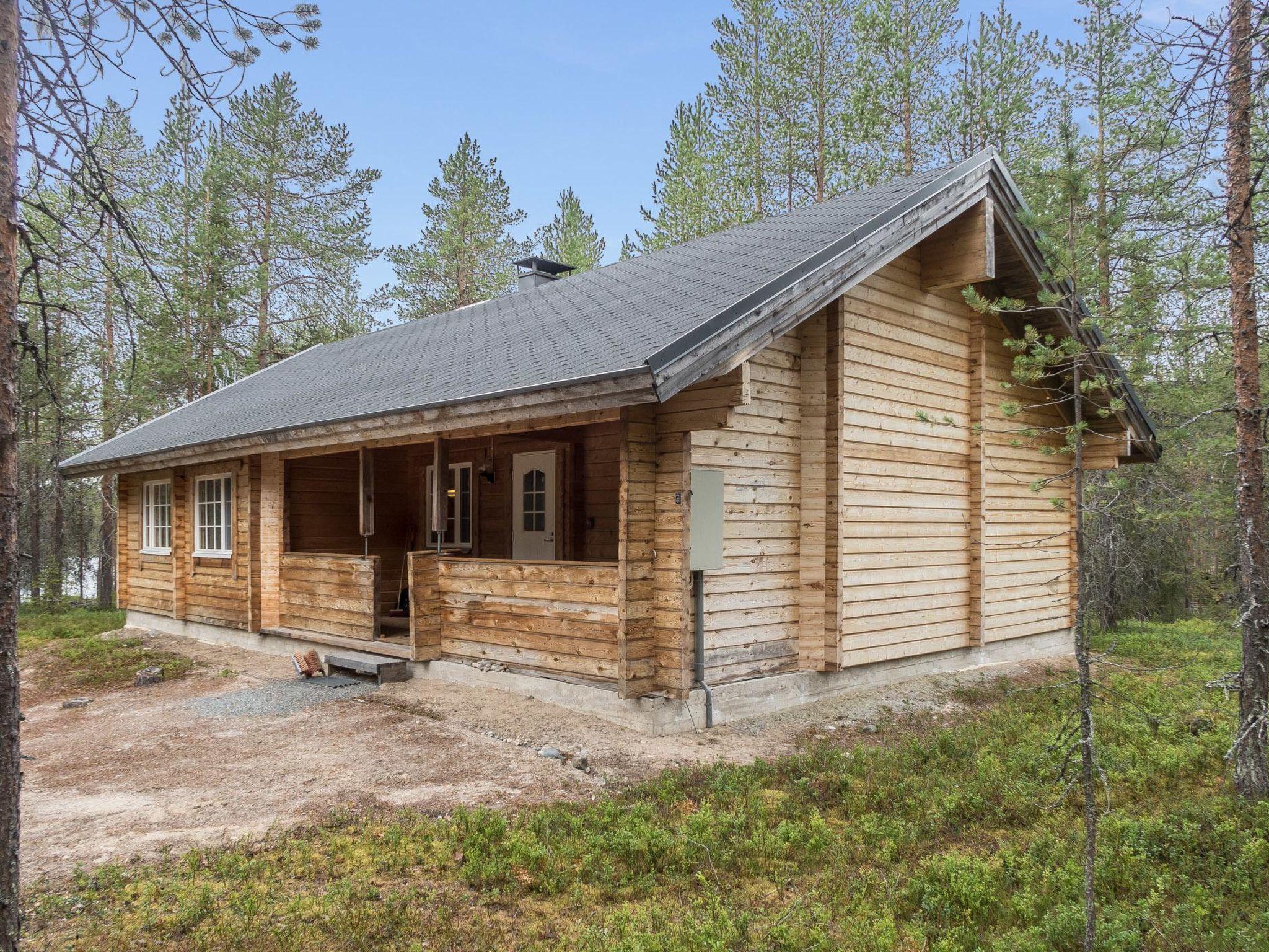 Foto 1 - Casa de 2 habitaciones en Kuusamo con sauna y vistas a la montaña