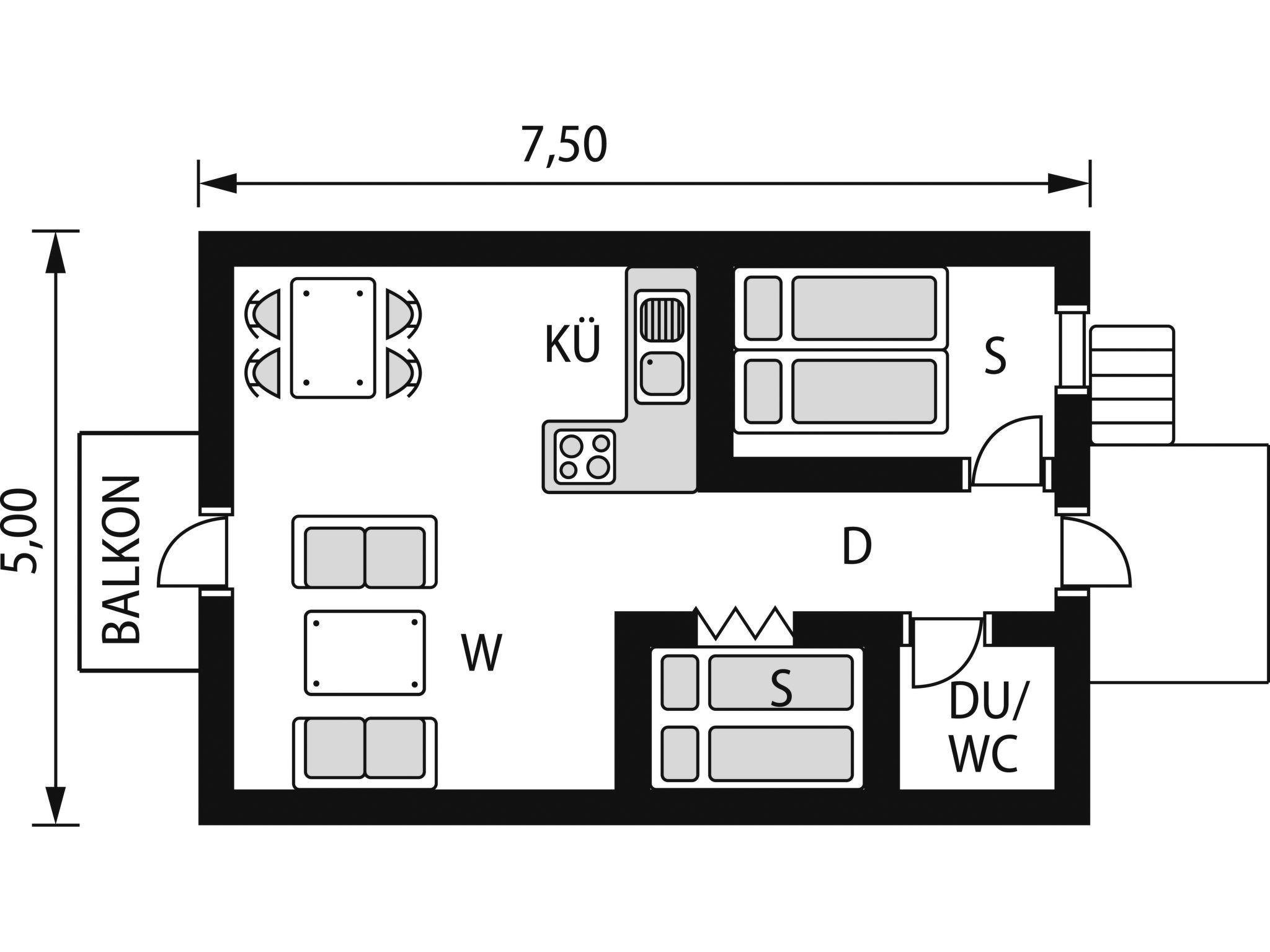 Foto 19 - Haus mit 1 Schlafzimmer in Fjaler mit terrasse