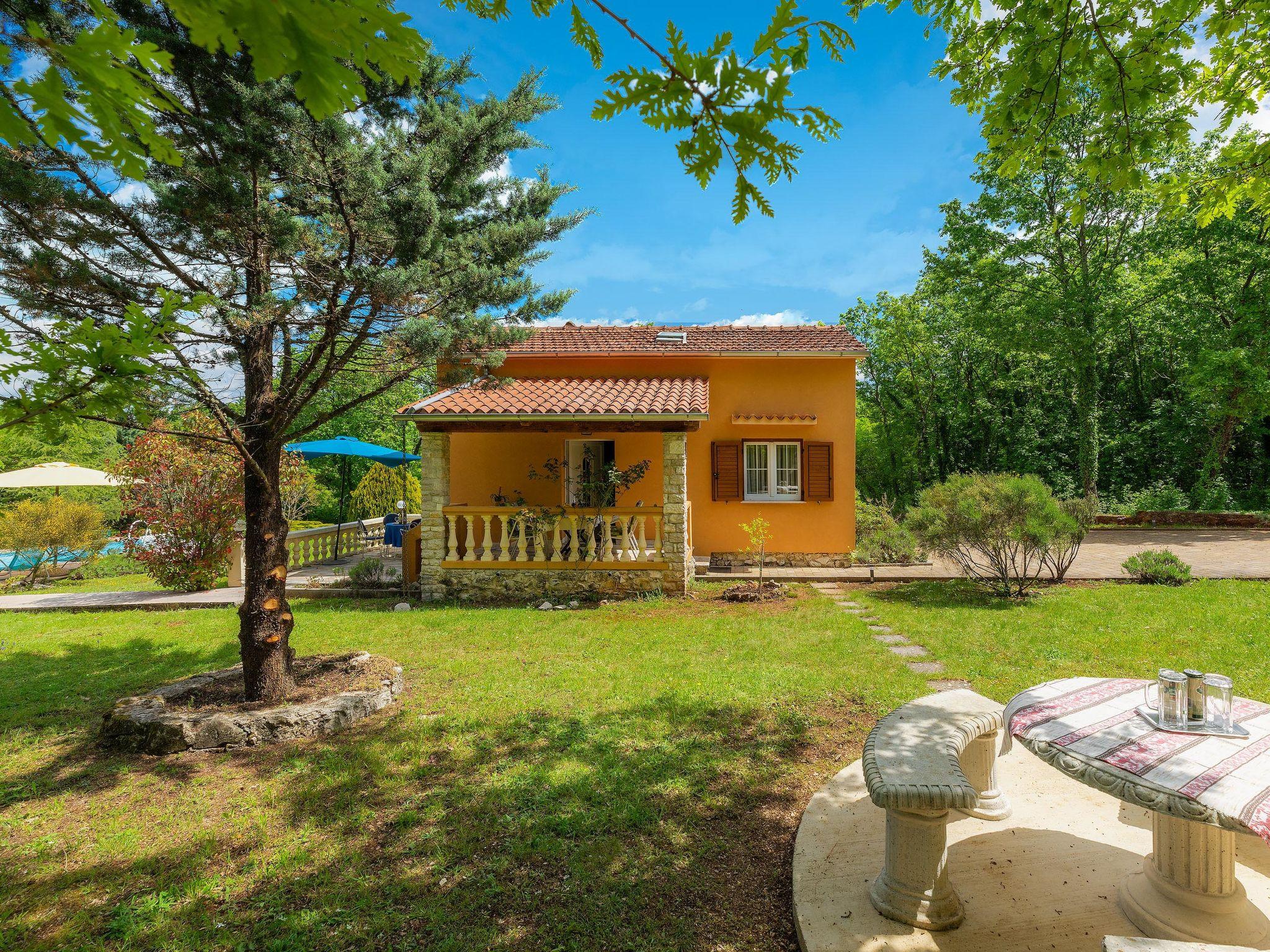 Foto 10 - Casa con 2 camere da letto a Žminj con piscina privata e vista mare