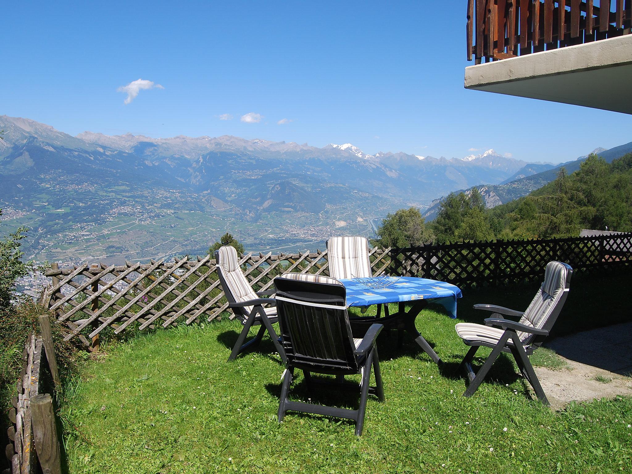 Foto 1 - Appartamento con 2 camere da letto a Veysonnaz con terrazza e vista sulle montagne