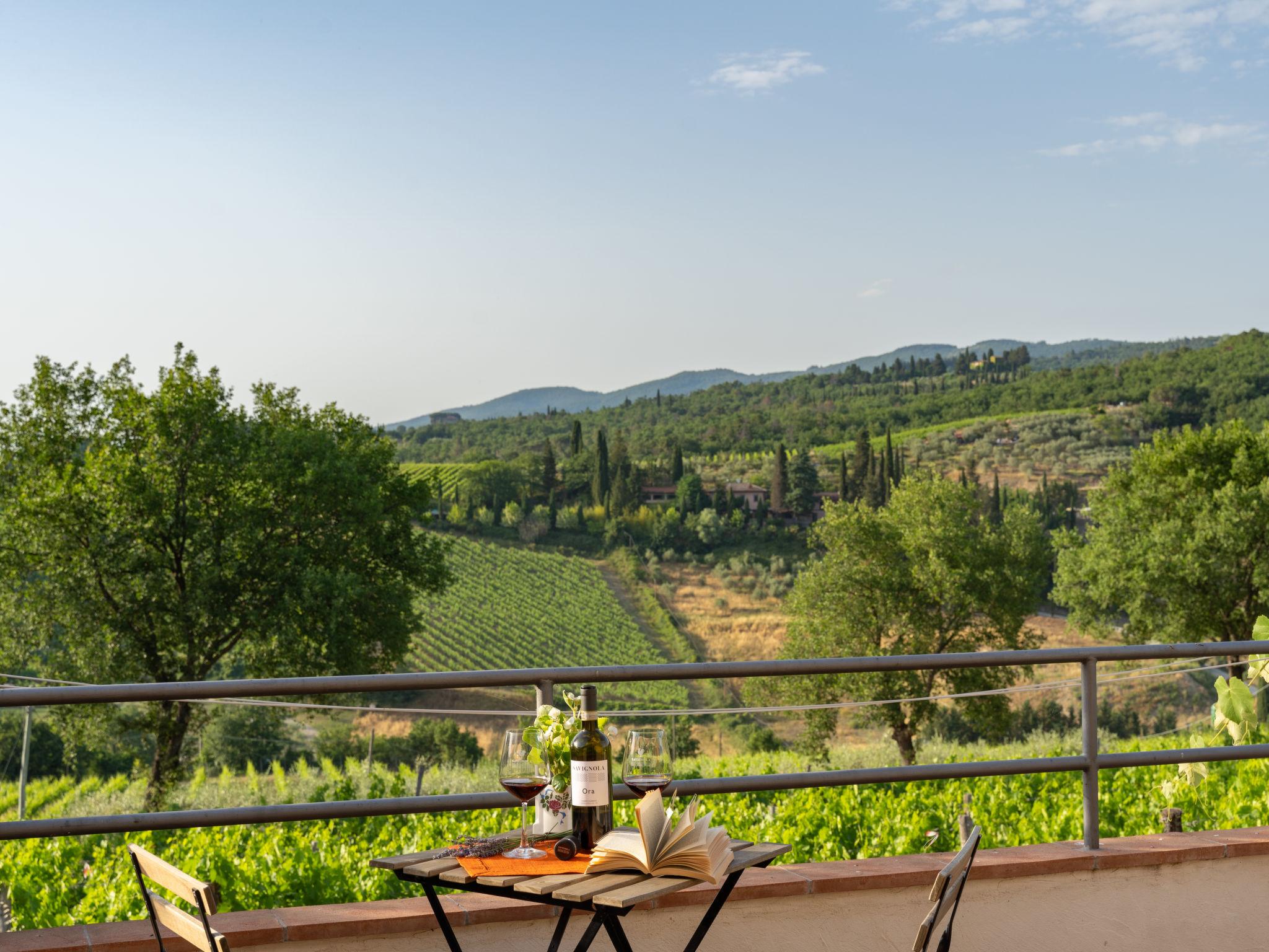 Foto 3 - Casa con 3 camere da letto a Greve in Chianti con piscina privata e giardino