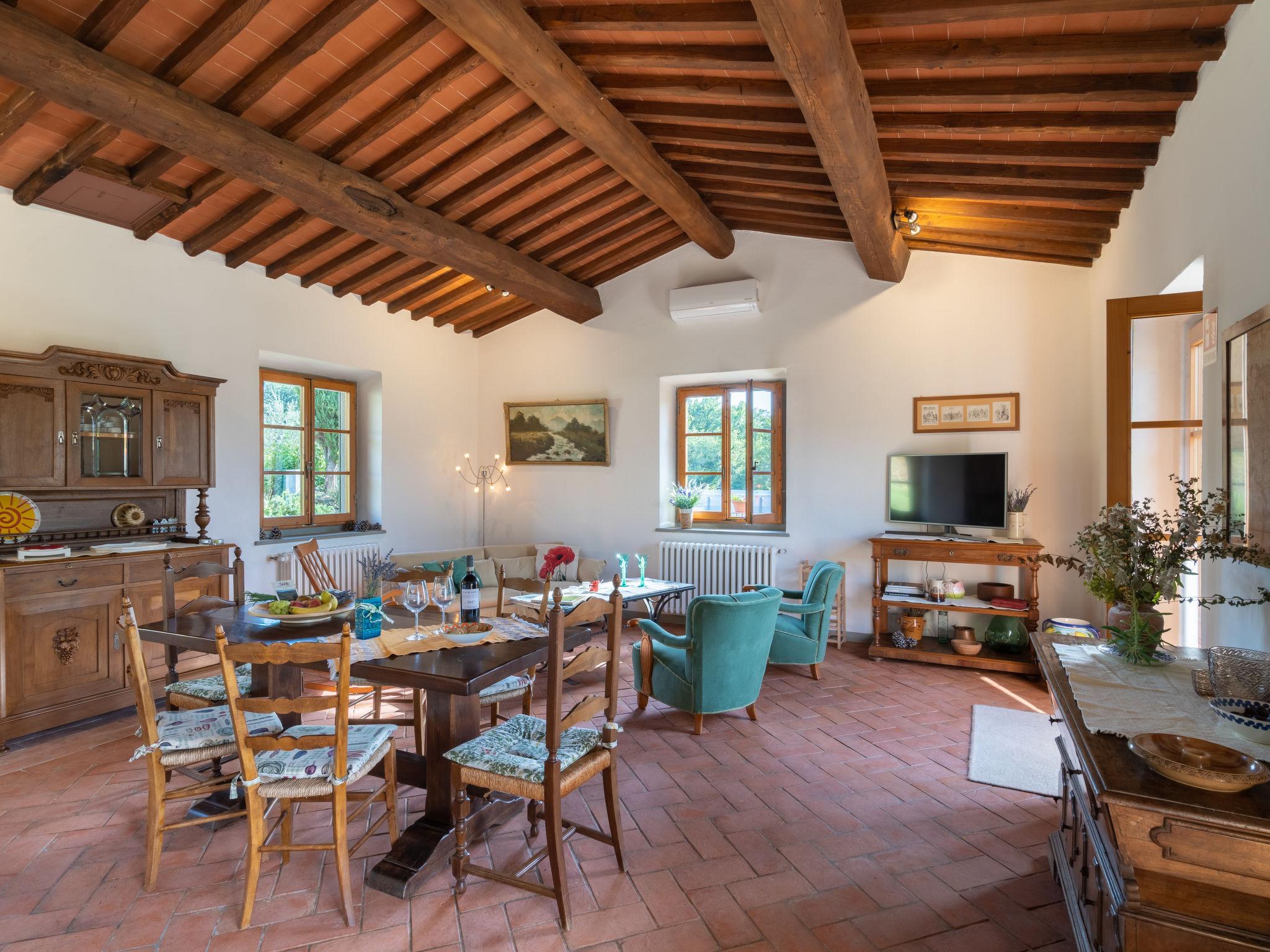 Foto 5 - Casa de 3 habitaciones en Greve in Chianti con piscina privada y jardín