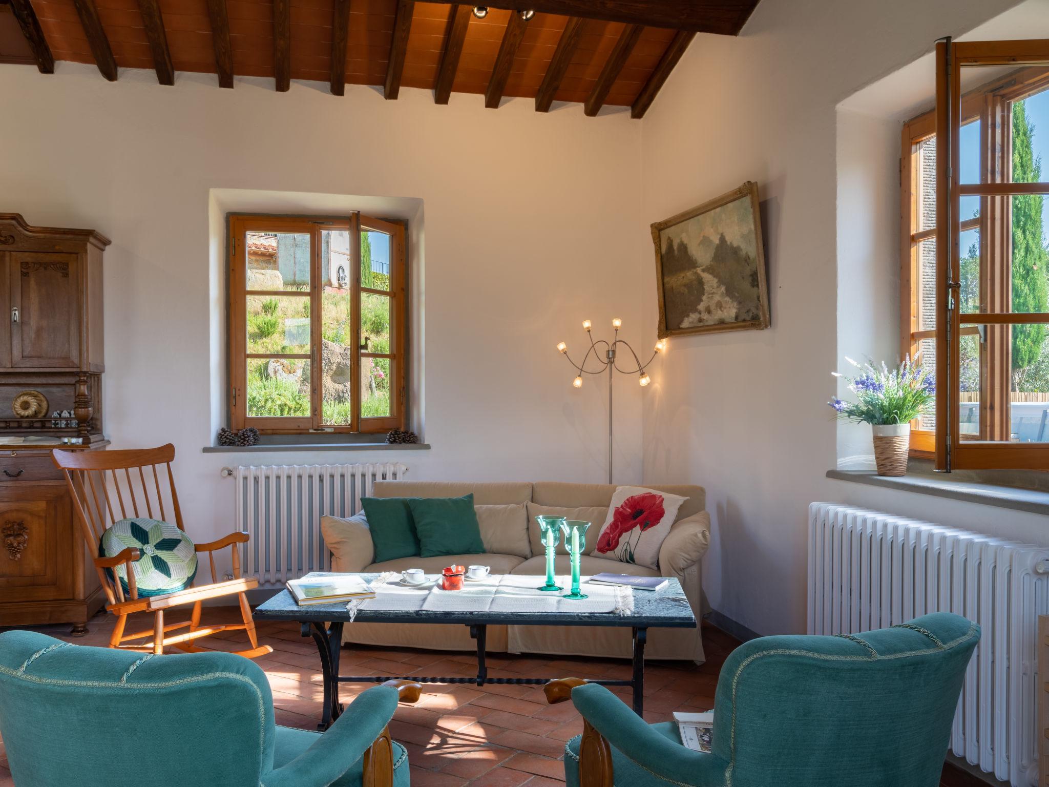 Foto 11 - Casa con 3 camere da letto a Greve in Chianti con piscina privata e giardino