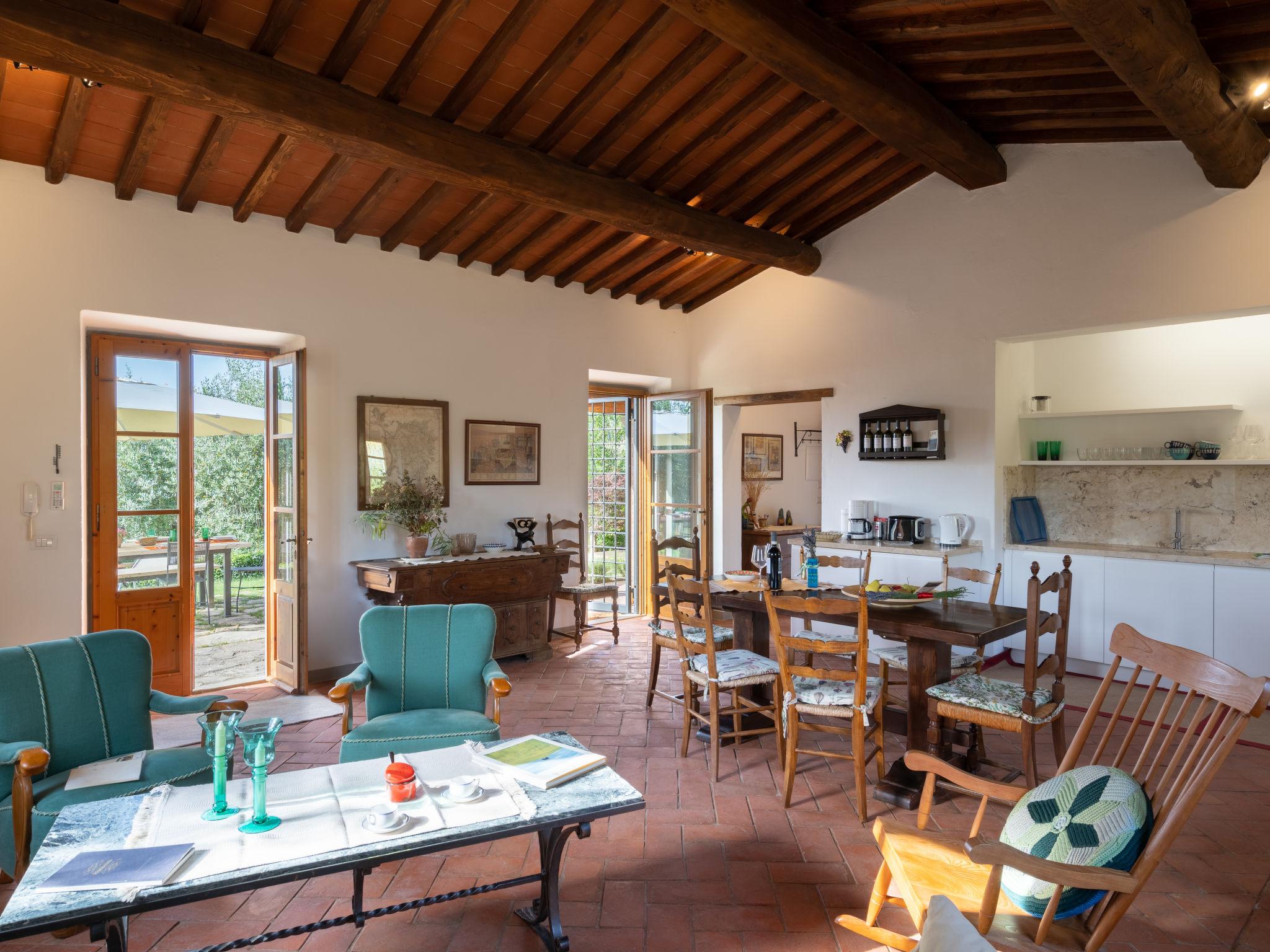 Foto 9 - Casa de 3 habitaciones en Greve in Chianti con piscina privada y jardín