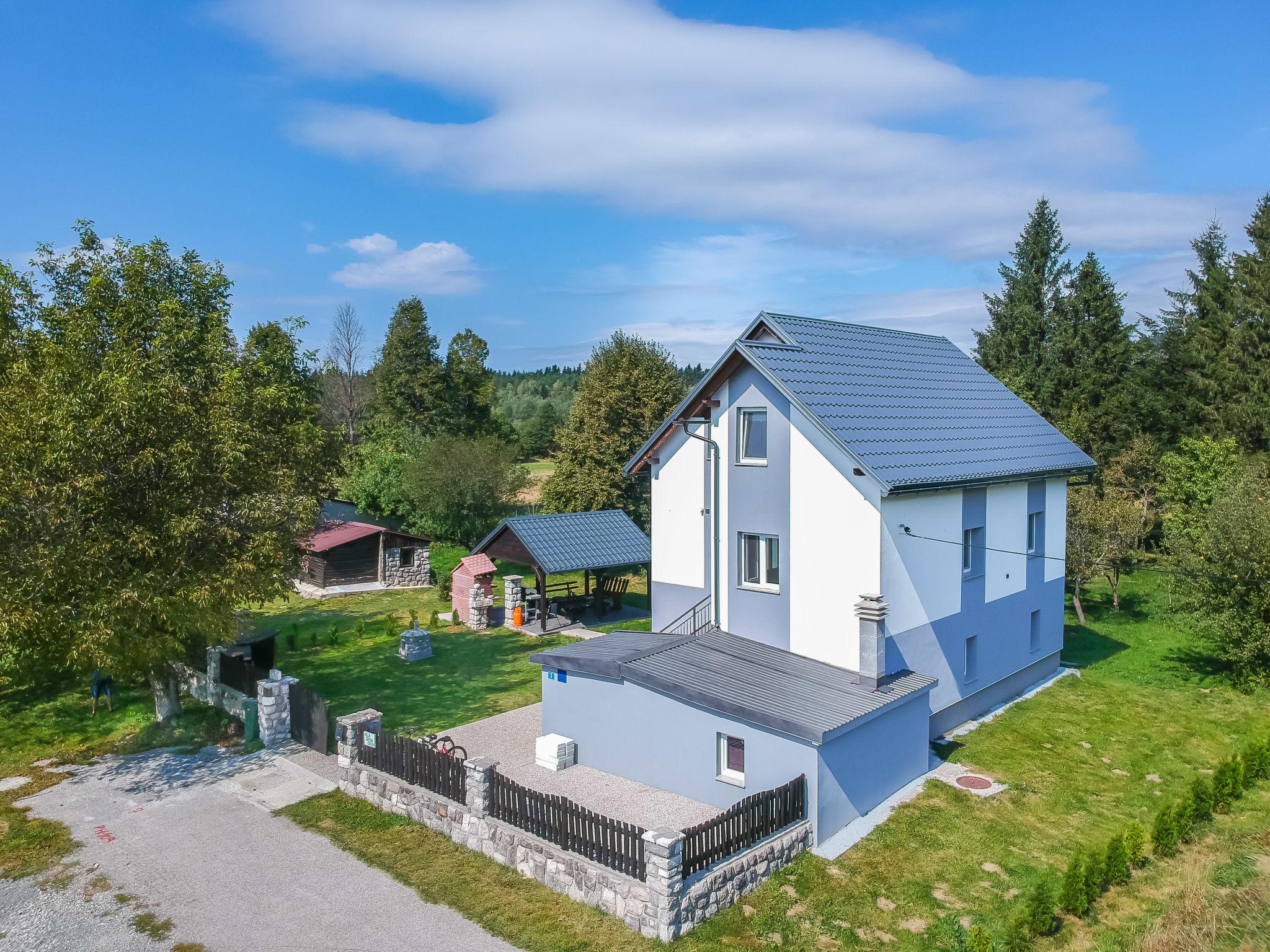 Foto 1 - Casa con 4 camere da letto a Fužine con piscina privata e giardino