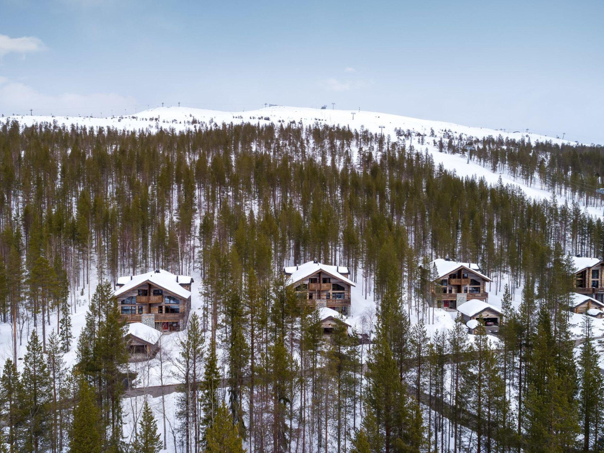Foto 2 - Casa de 4 habitaciones en Kittilä con sauna y vistas a la montaña