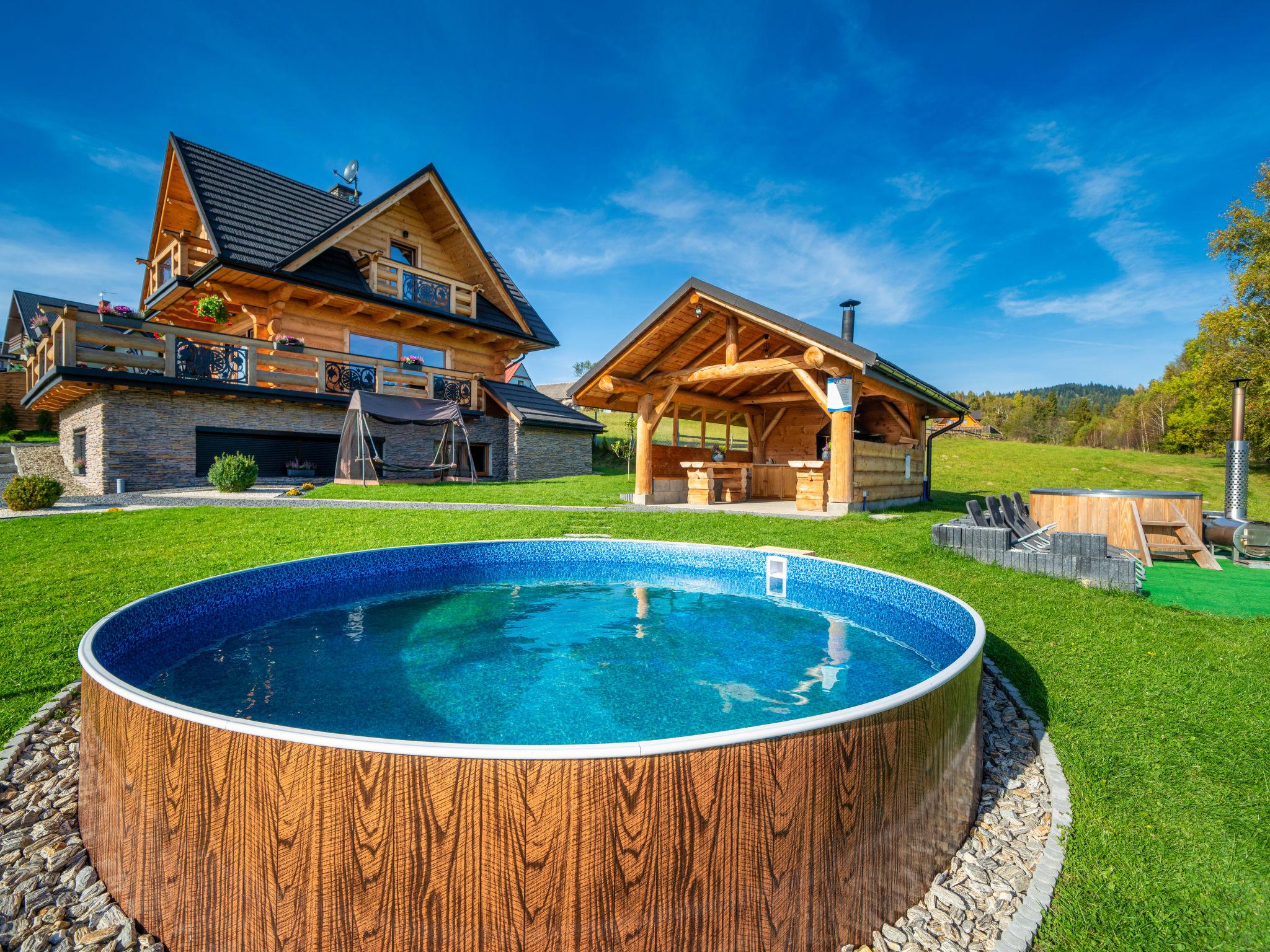 Foto 4 - Haus mit 2 Schlafzimmern in Nowy Targ mit privater pool und garten