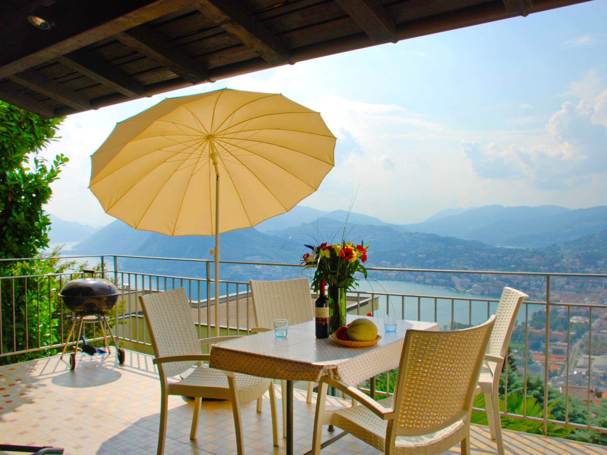 Foto 2 - Casa con 1 camera da letto a Lugano con piscina privata e vista sulle montagne