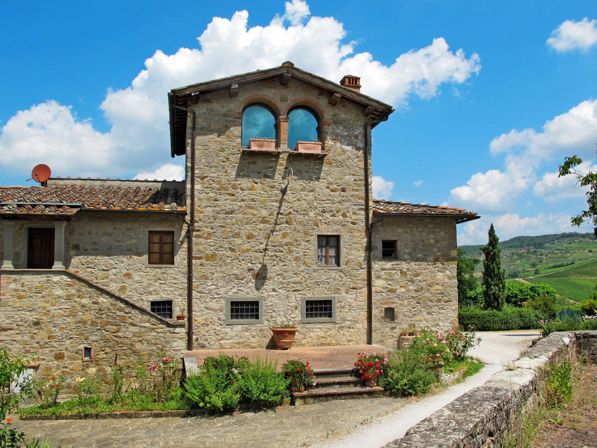 Foto 1 - Casa de 2 quartos em Greve in Chianti com piscina e jardim