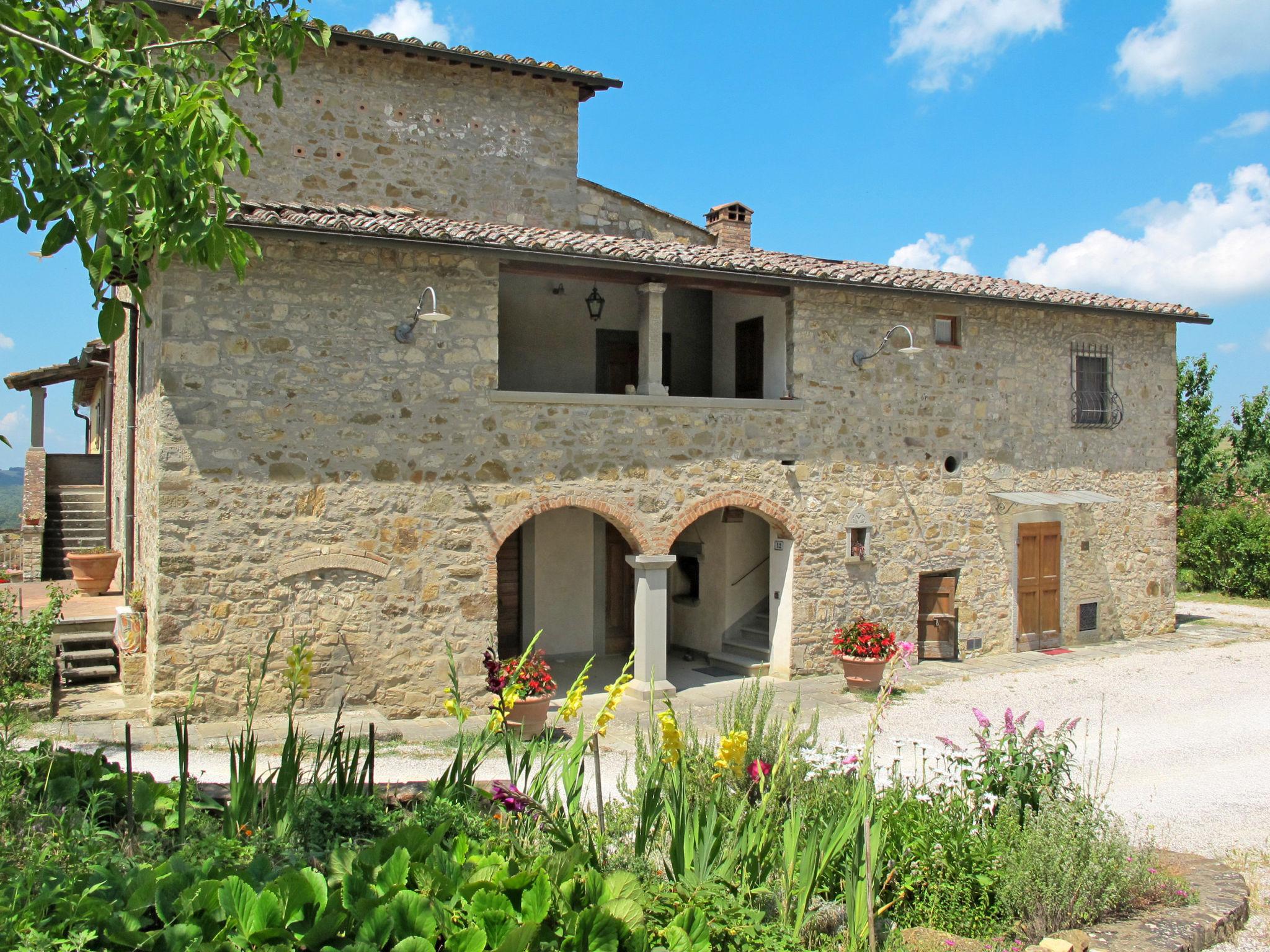 Foto 1 - Casa de 4 habitaciones en Greve in Chianti con piscina y jardín