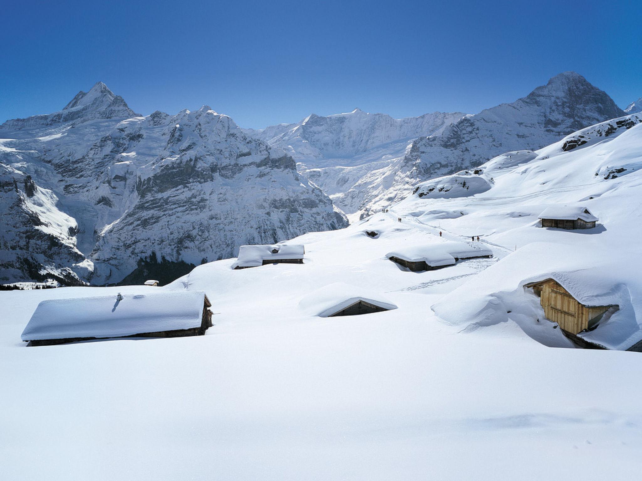 Foto 11 - Apartamento en Grindelwald con vistas a la montaña