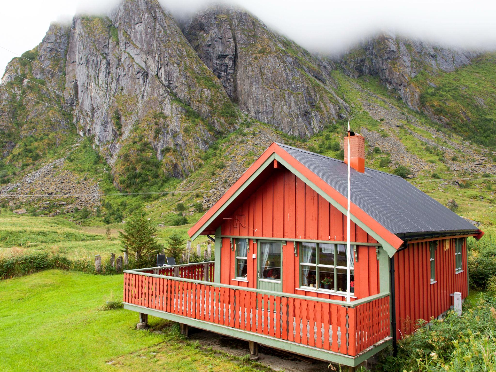 Photo 11 - Maison de 2 chambres à Bøstad avec jardin et terrasse