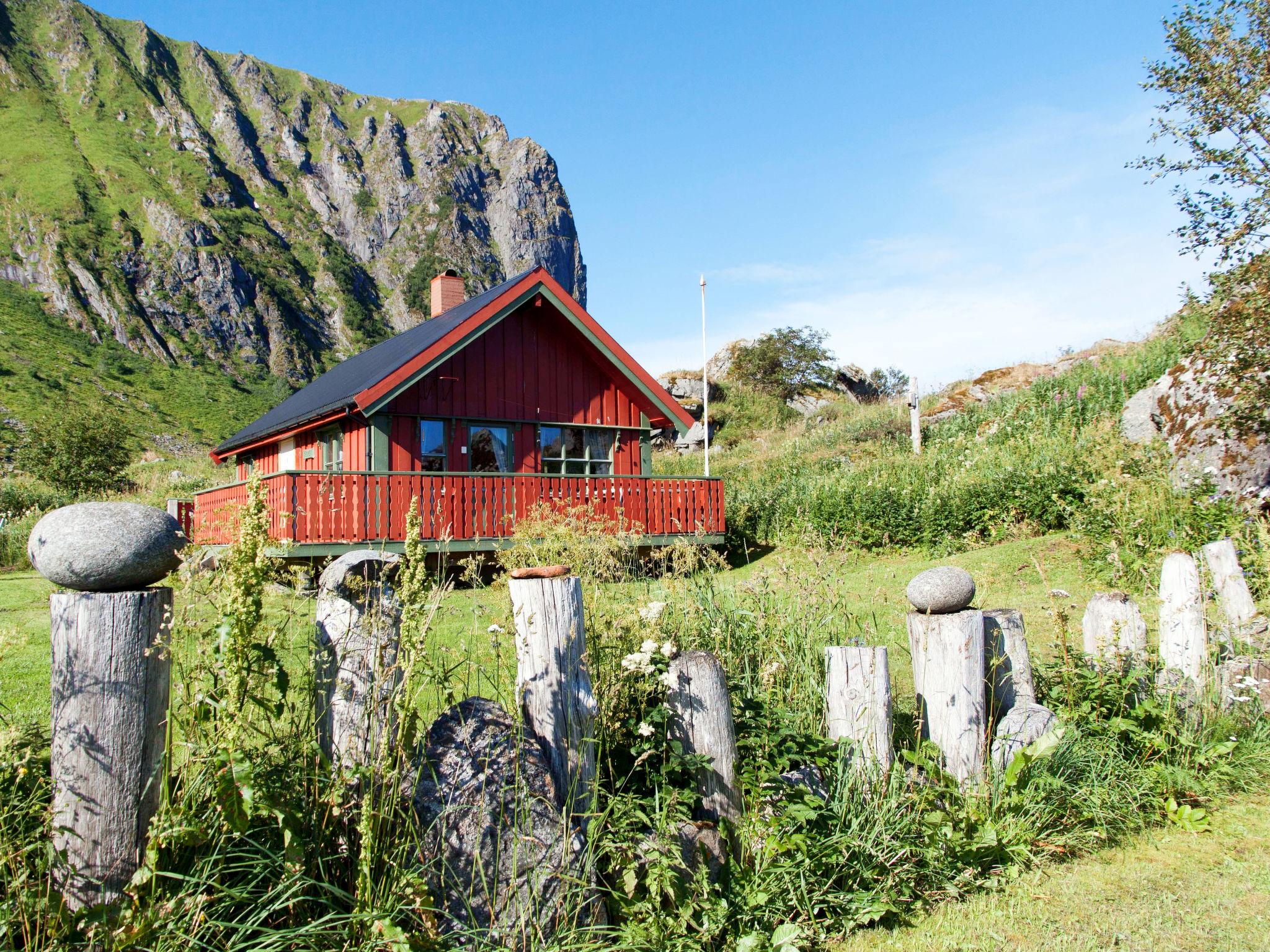 Photo 10 - Maison de 2 chambres à Bøstad avec jardin et terrasse