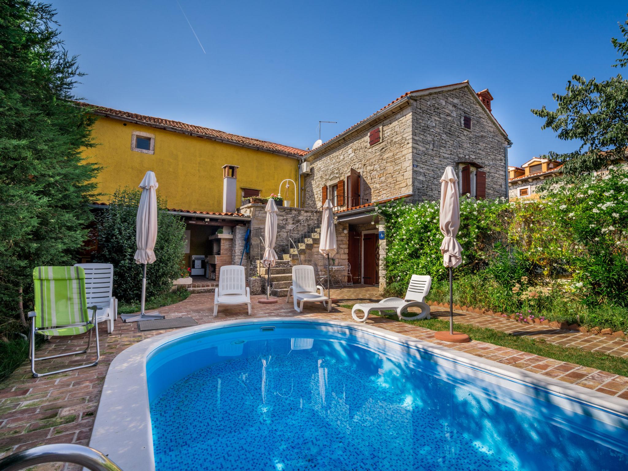 Photo 1 - Maison de 4 chambres à Svetvinčenat avec piscine privée et jardin