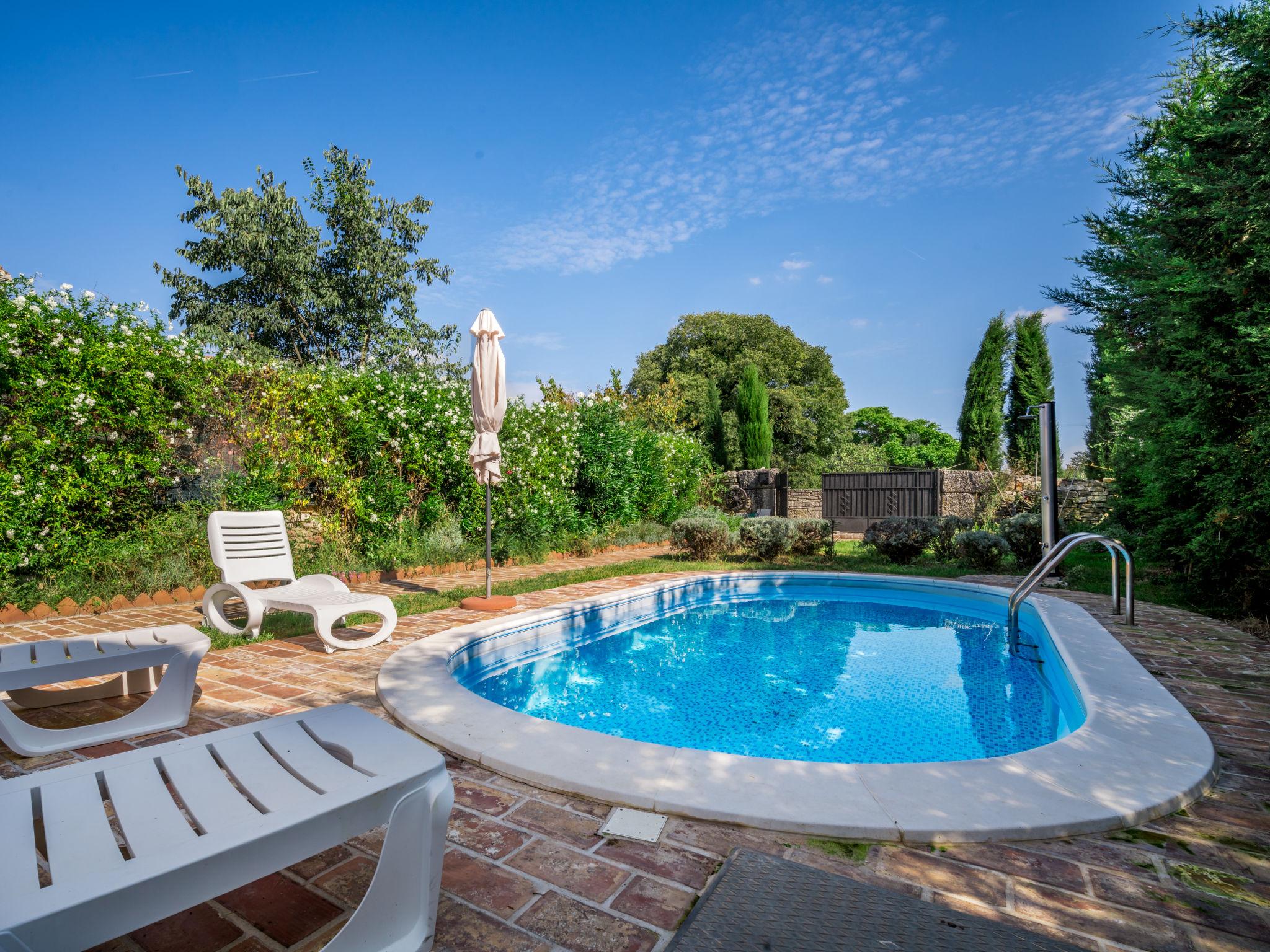 Photo 2 - Maison de 4 chambres à Svetvinčenat avec piscine privée et vues à la mer