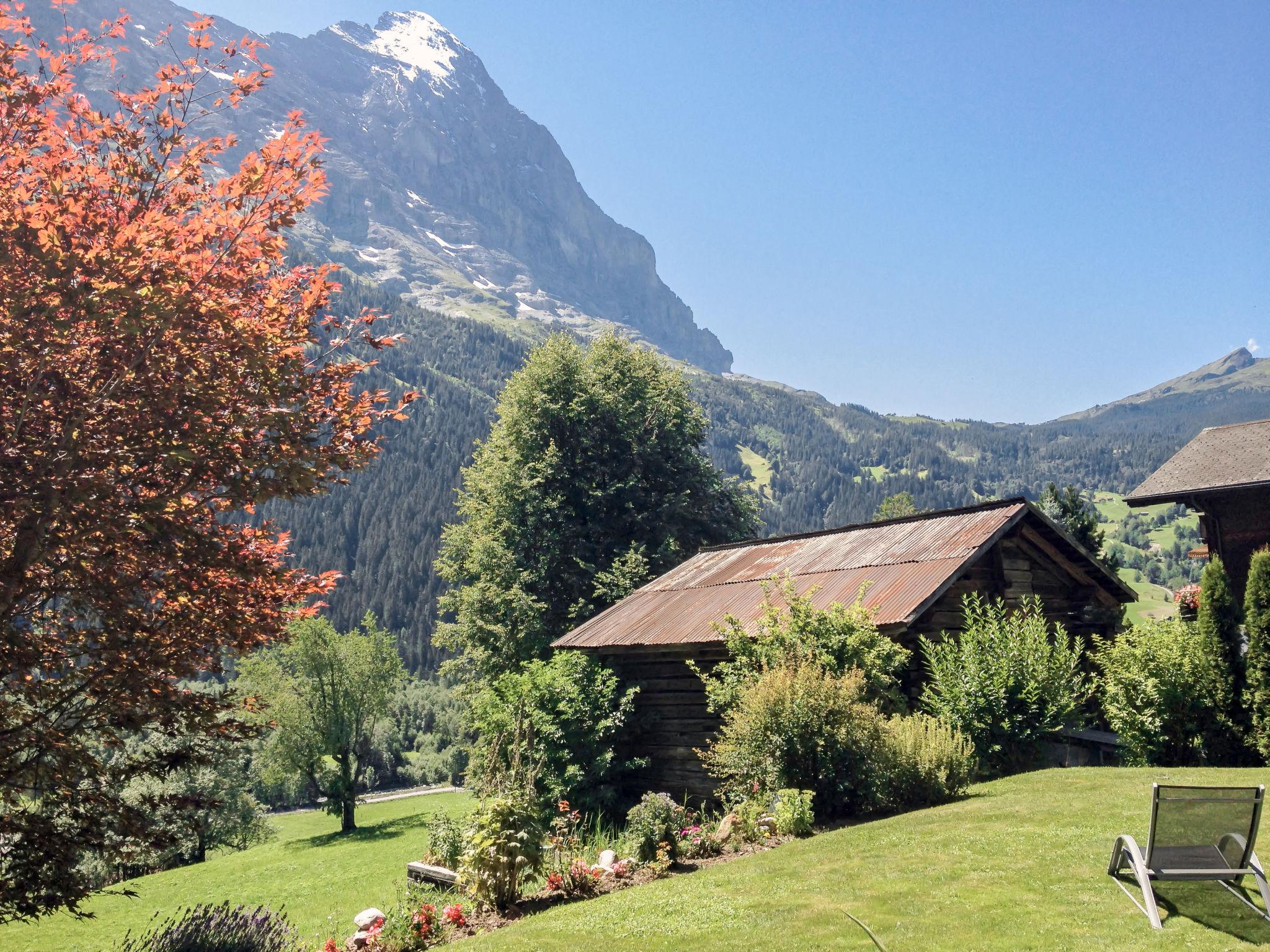 Foto 5 - Apartamento en Grindelwald con jardín y vistas a la montaña