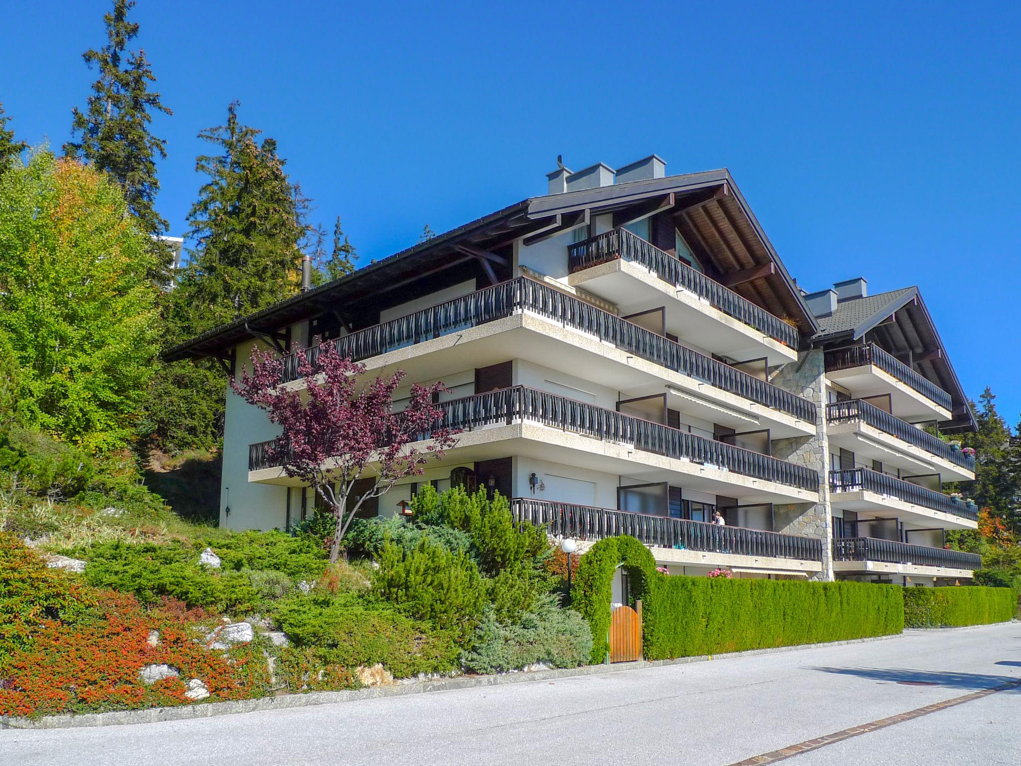 Foto 2 - Apartamento de 2 quartos em Crans-Montana com terraço e vista para a montanha