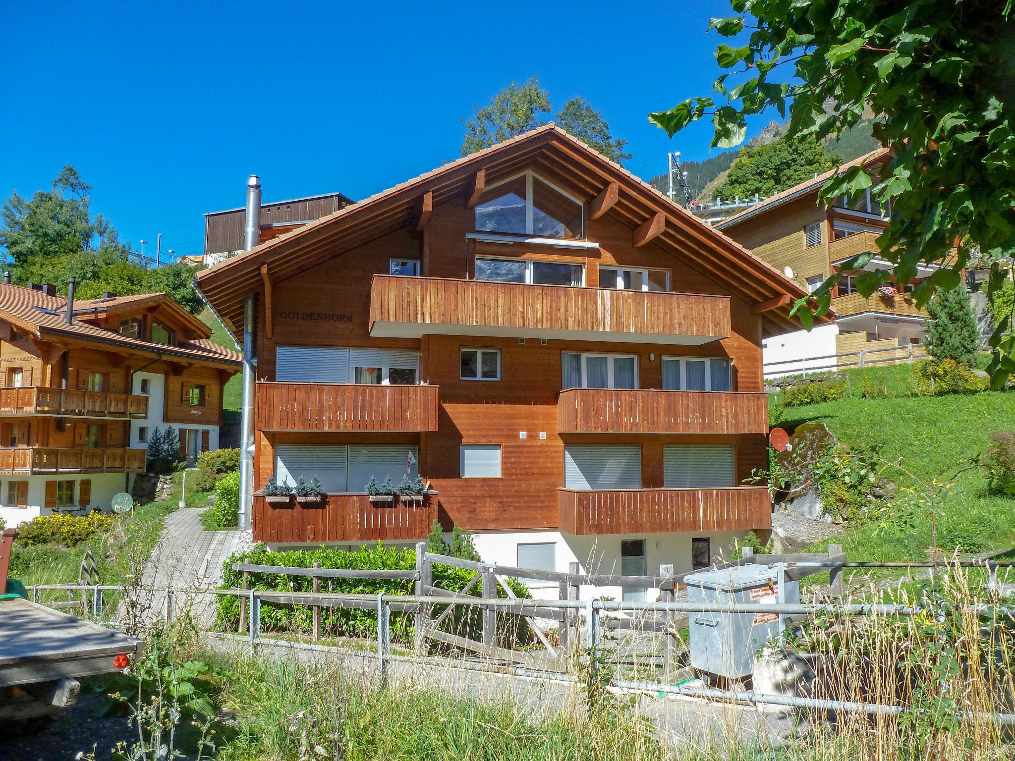 Foto 13 - Appartamento con 2 camere da letto a Lauterbrunnen con vista sulle montagne