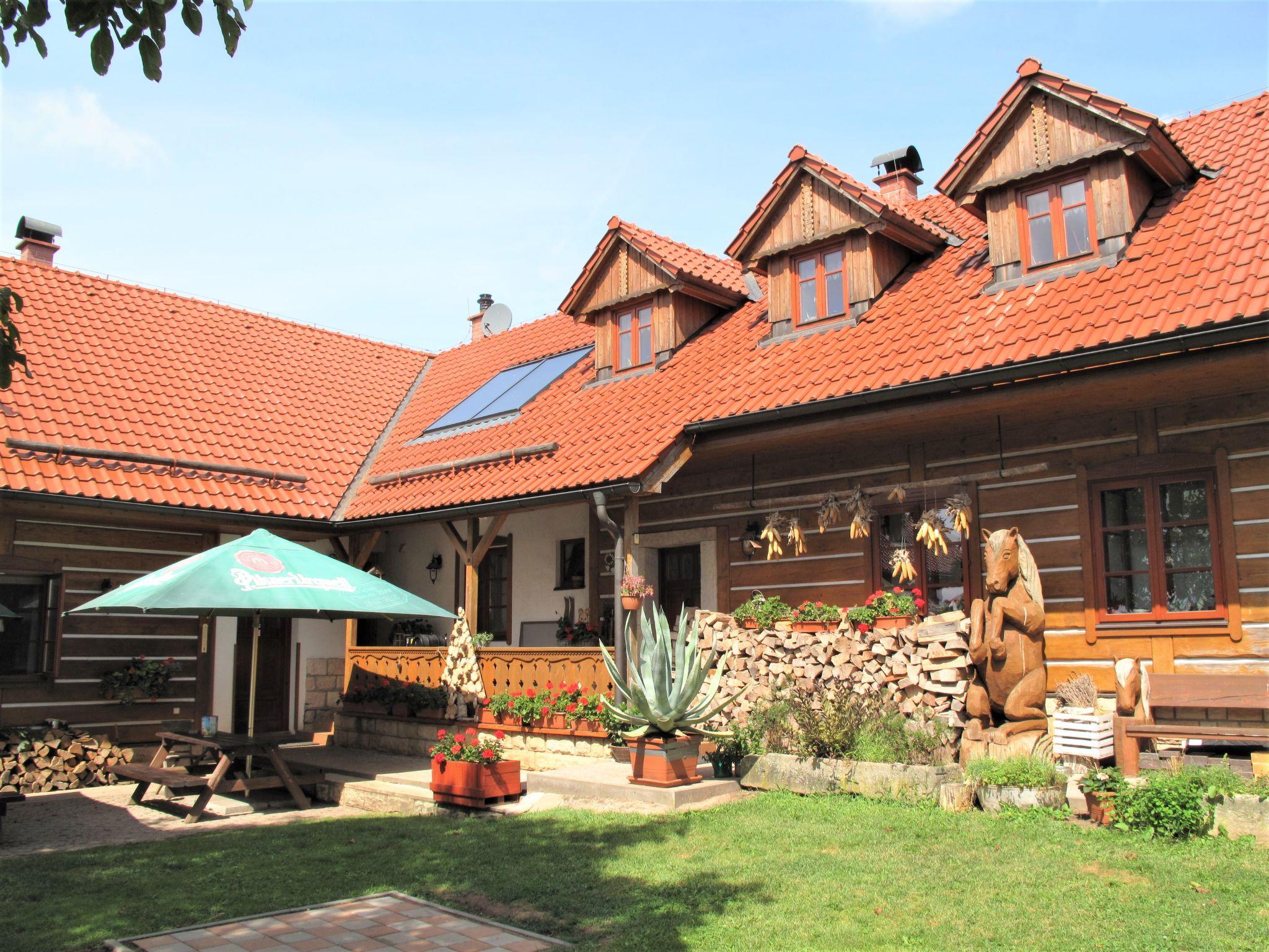 Photo 11 - Maison de 7 chambres à Úhlejov avec piscine privée et vues sur la montagne