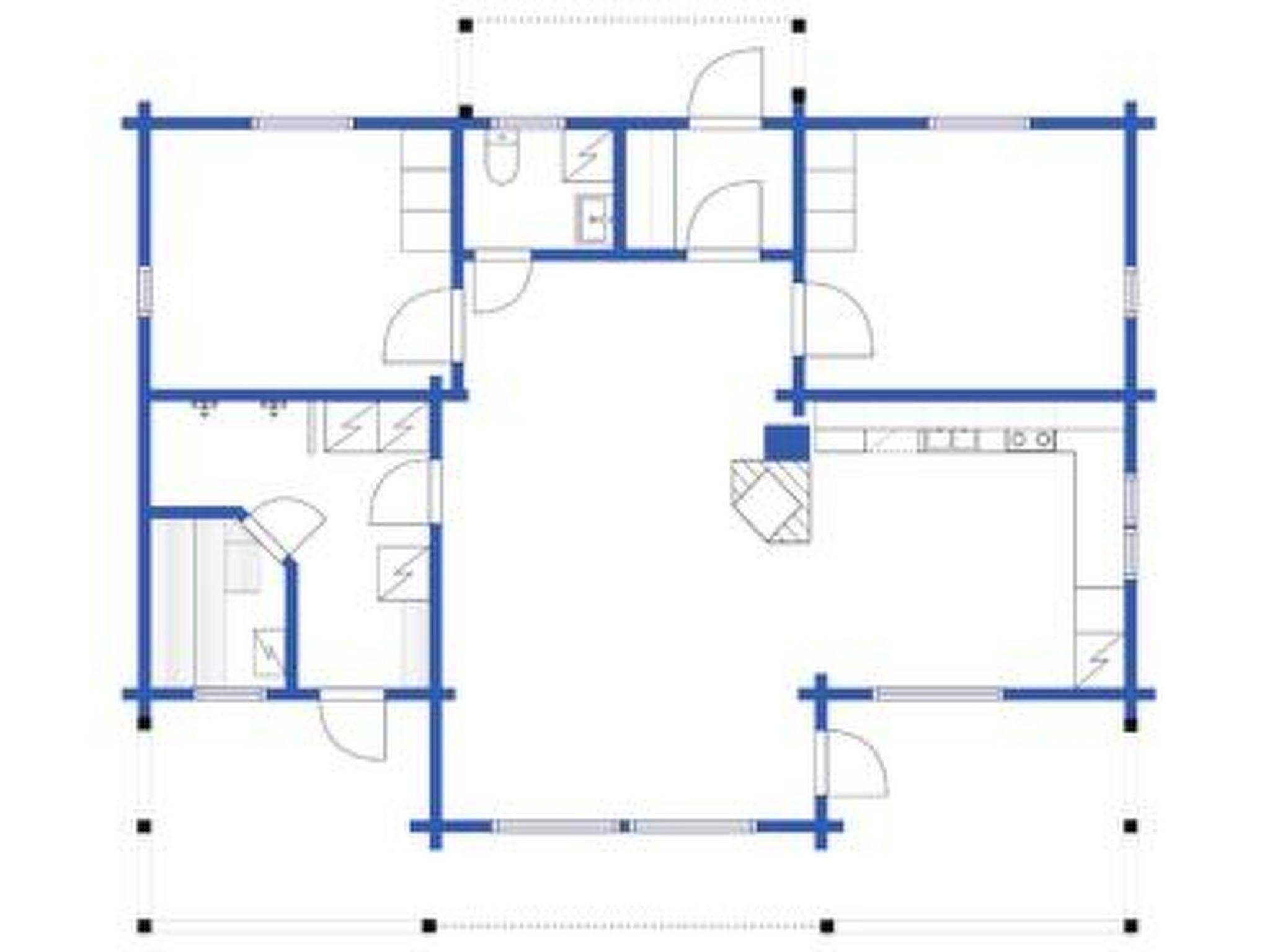 Foto 33 - Casa de 2 habitaciones en Konnevesi con sauna