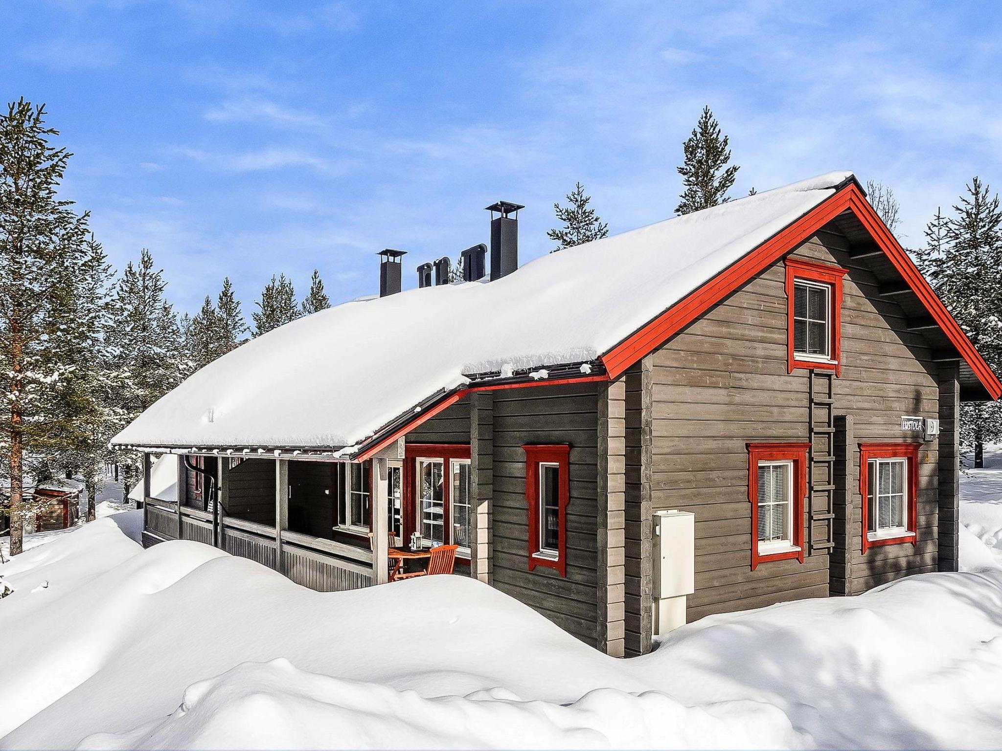 Foto 1 - Casa de 3 quartos em Sodankylä com sauna e vista para a montanha