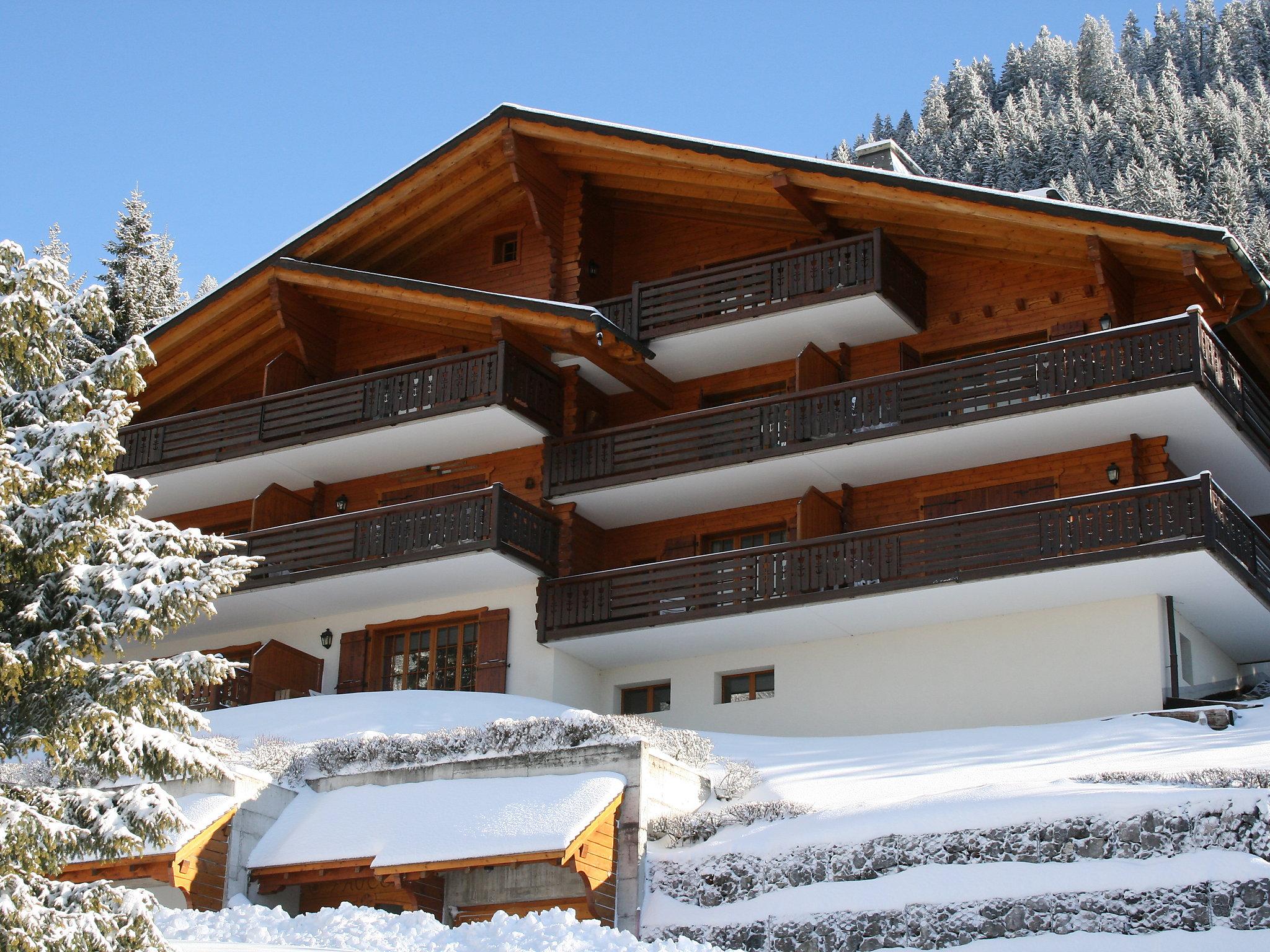 Photo 21 - Appartement de 2 chambres à Ollon avec vues sur la montagne