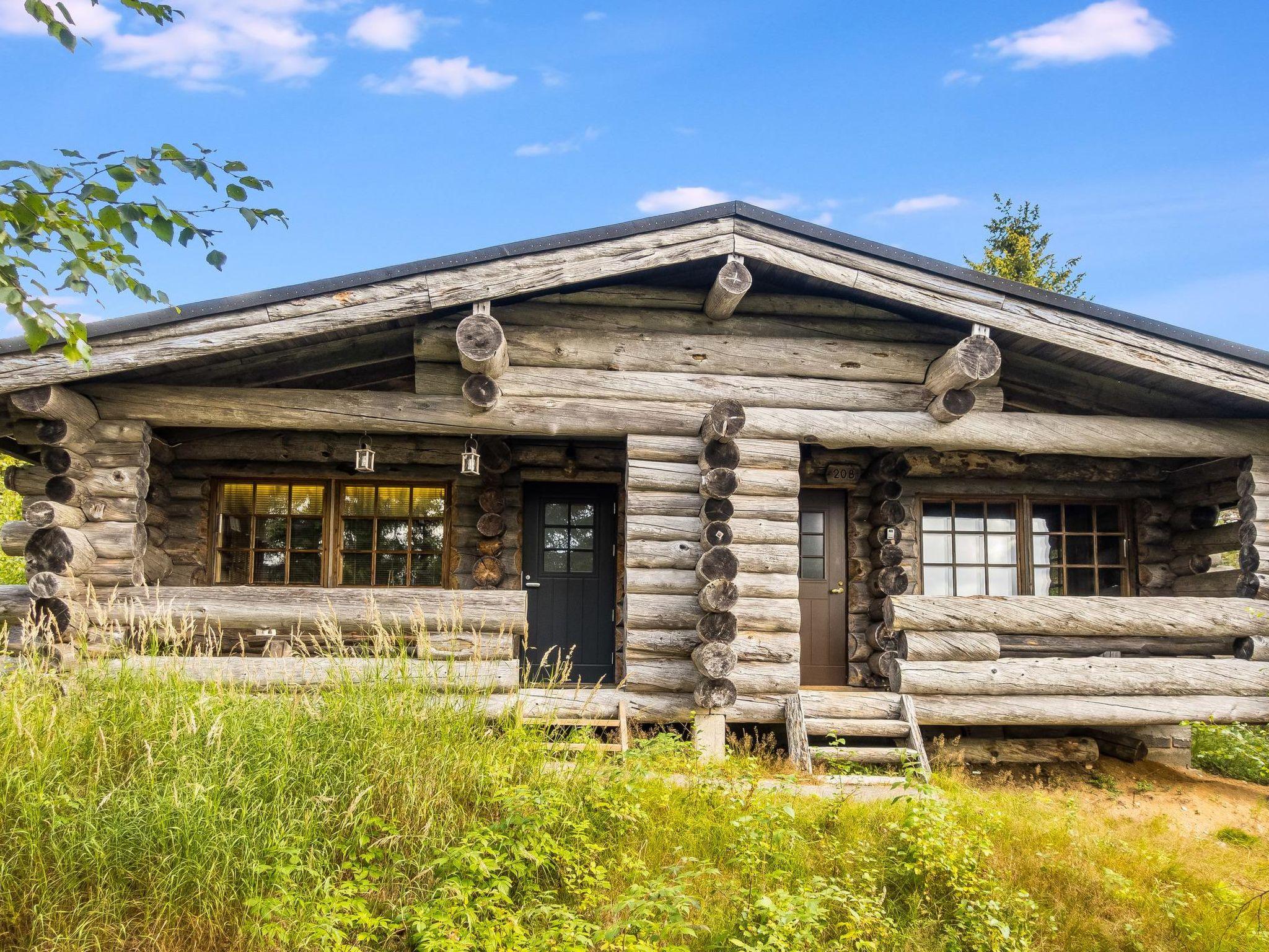 Foto 2 - Haus mit 1 Schlafzimmer in Pudasjärvi mit sauna und blick auf die berge