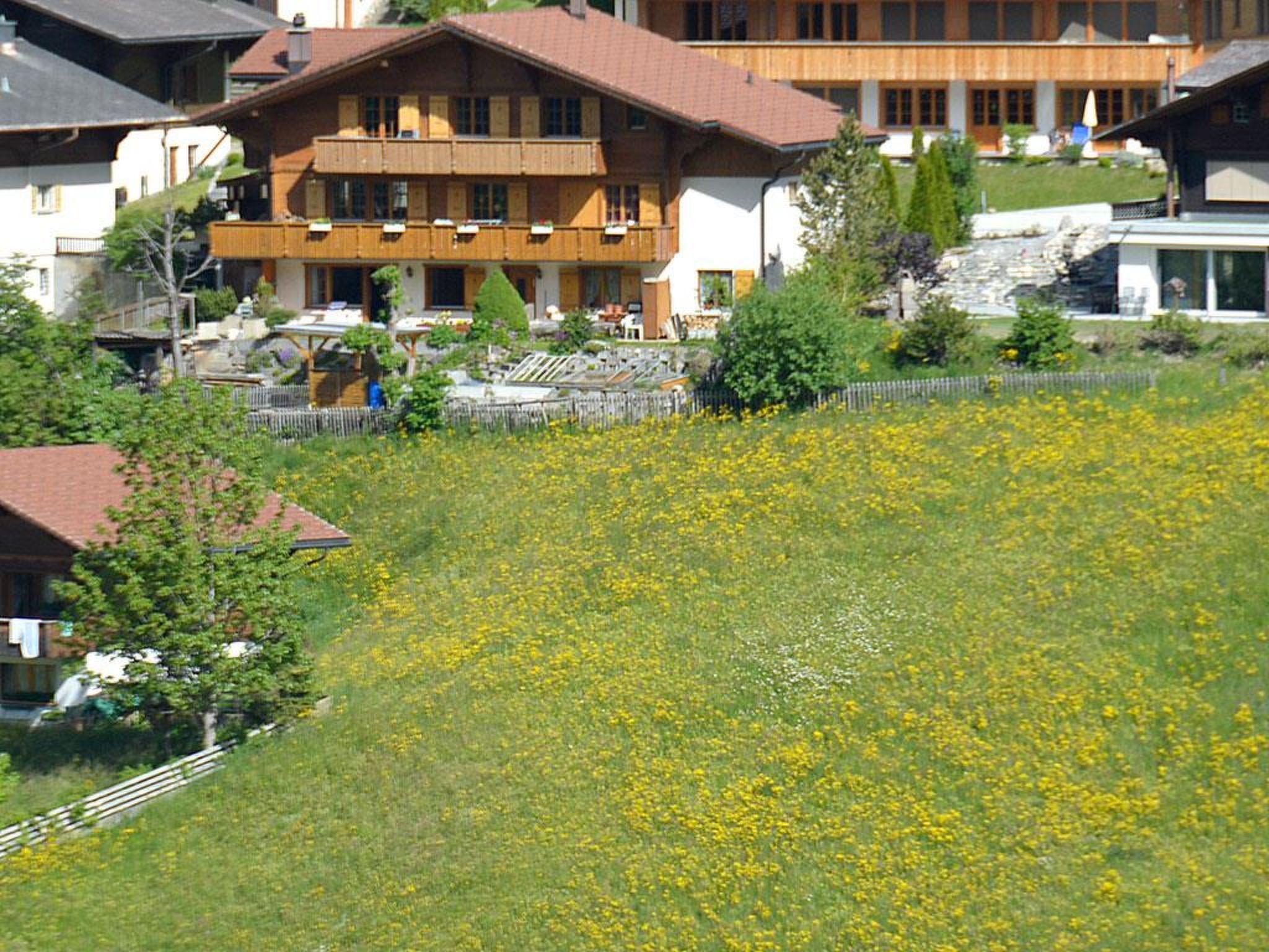 Foto 1 - Apartamento de 1 quarto em Adelboden com jardim e vista para a montanha