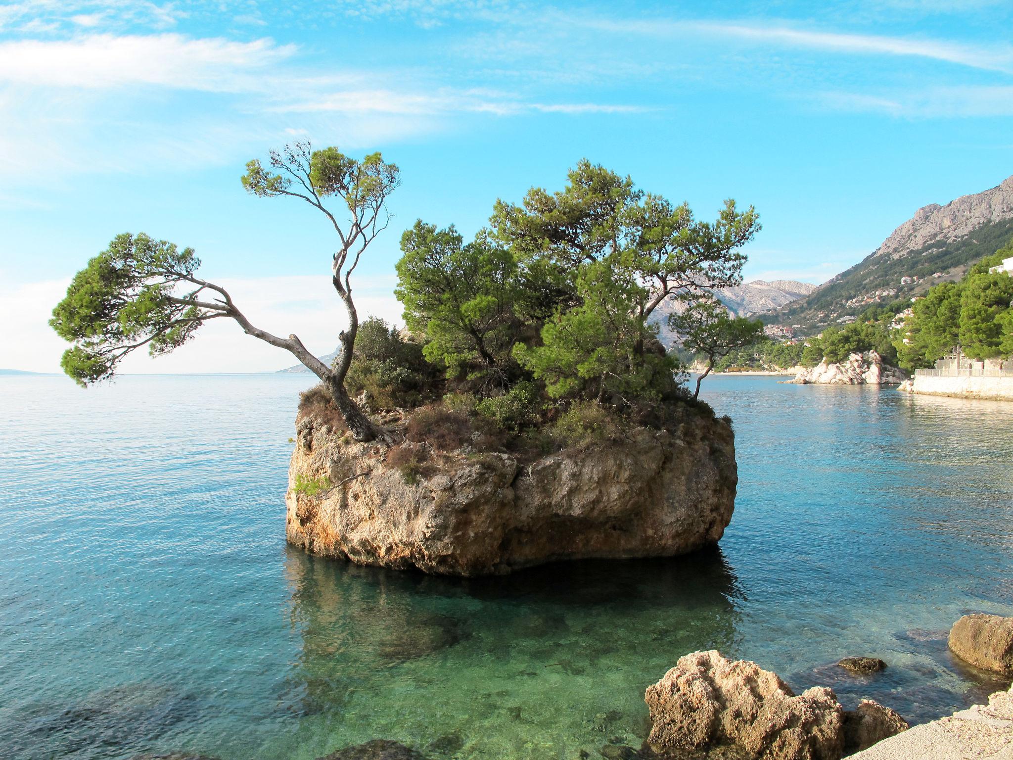 Foto 18 - Casa con 1 camera da letto a Makarska con piscina privata e vista mare