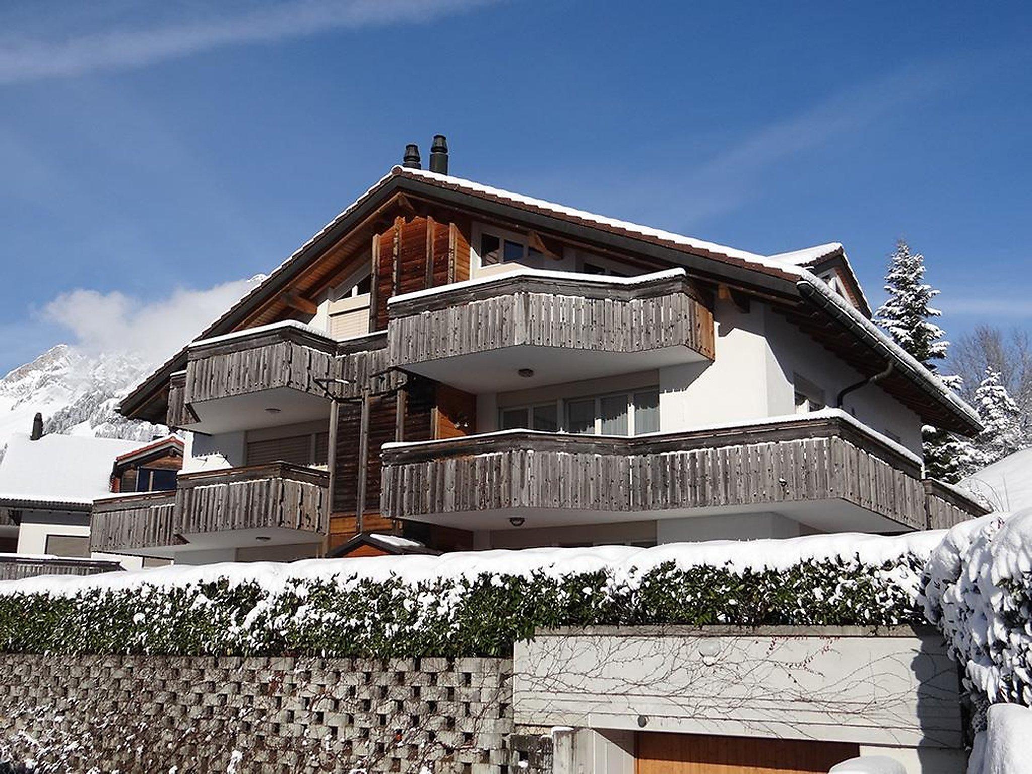 Photo 2 - Appartement de 2 chambres à Engelberg avec jardin