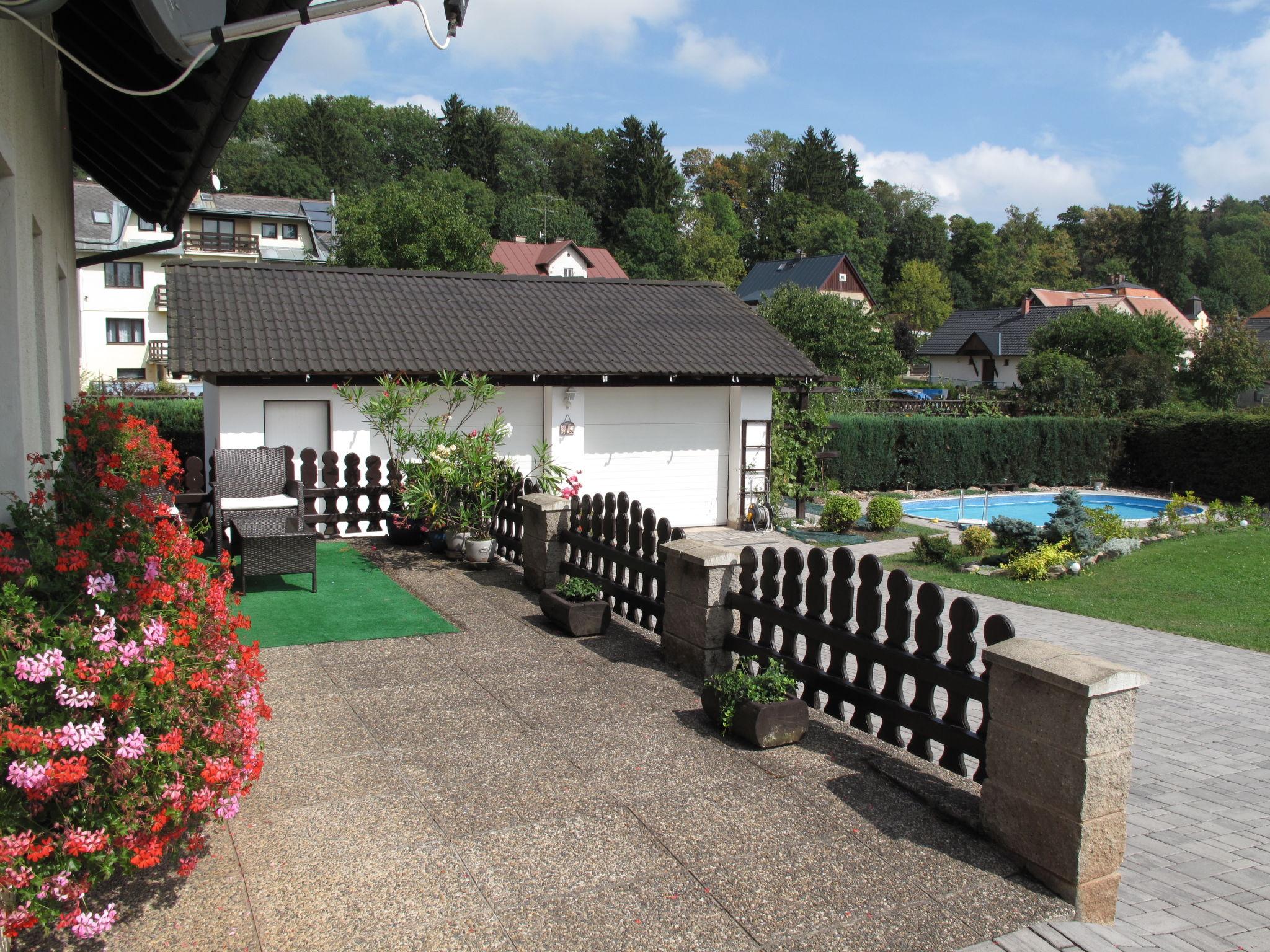 Foto 16 - Appartamento con 1 camera da letto a Vrchlabí con piscina privata e giardino
