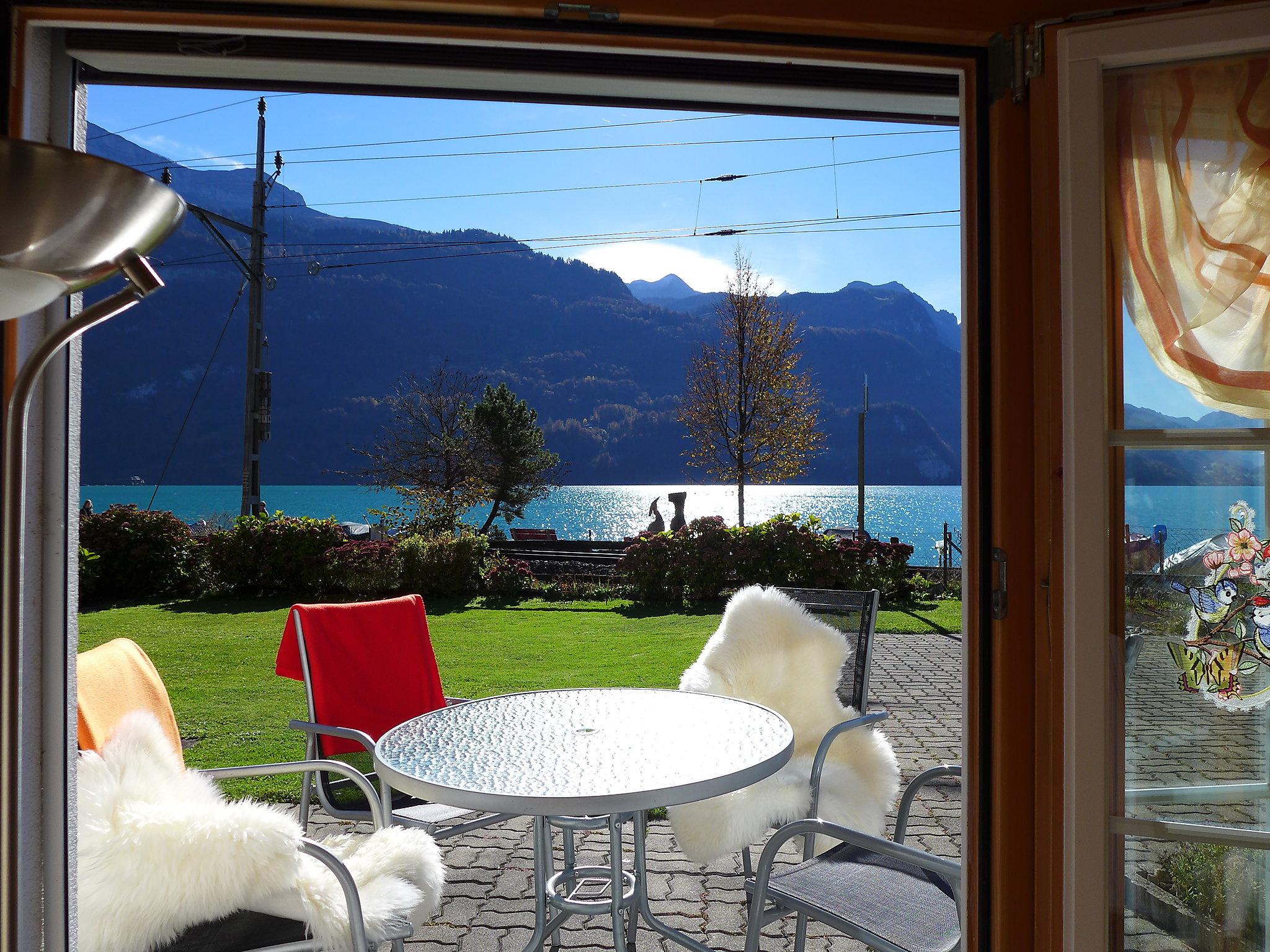 Foto 2 - Apartamento de 1 habitación en Brienz con jardín y vistas a la montaña