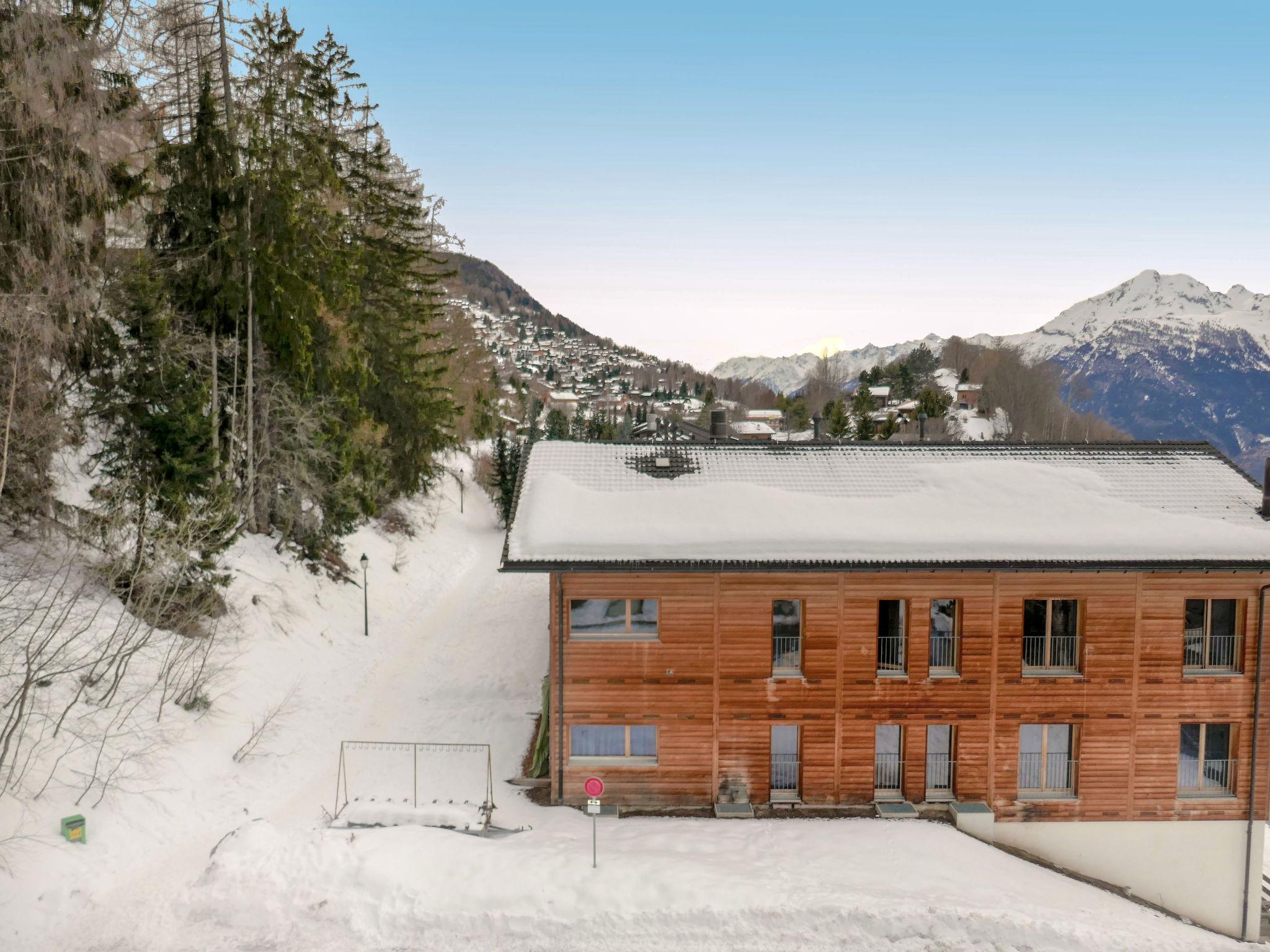 Foto 6 - Apartamento de 2 quartos em Nendaz com piscina e vista para a montanha