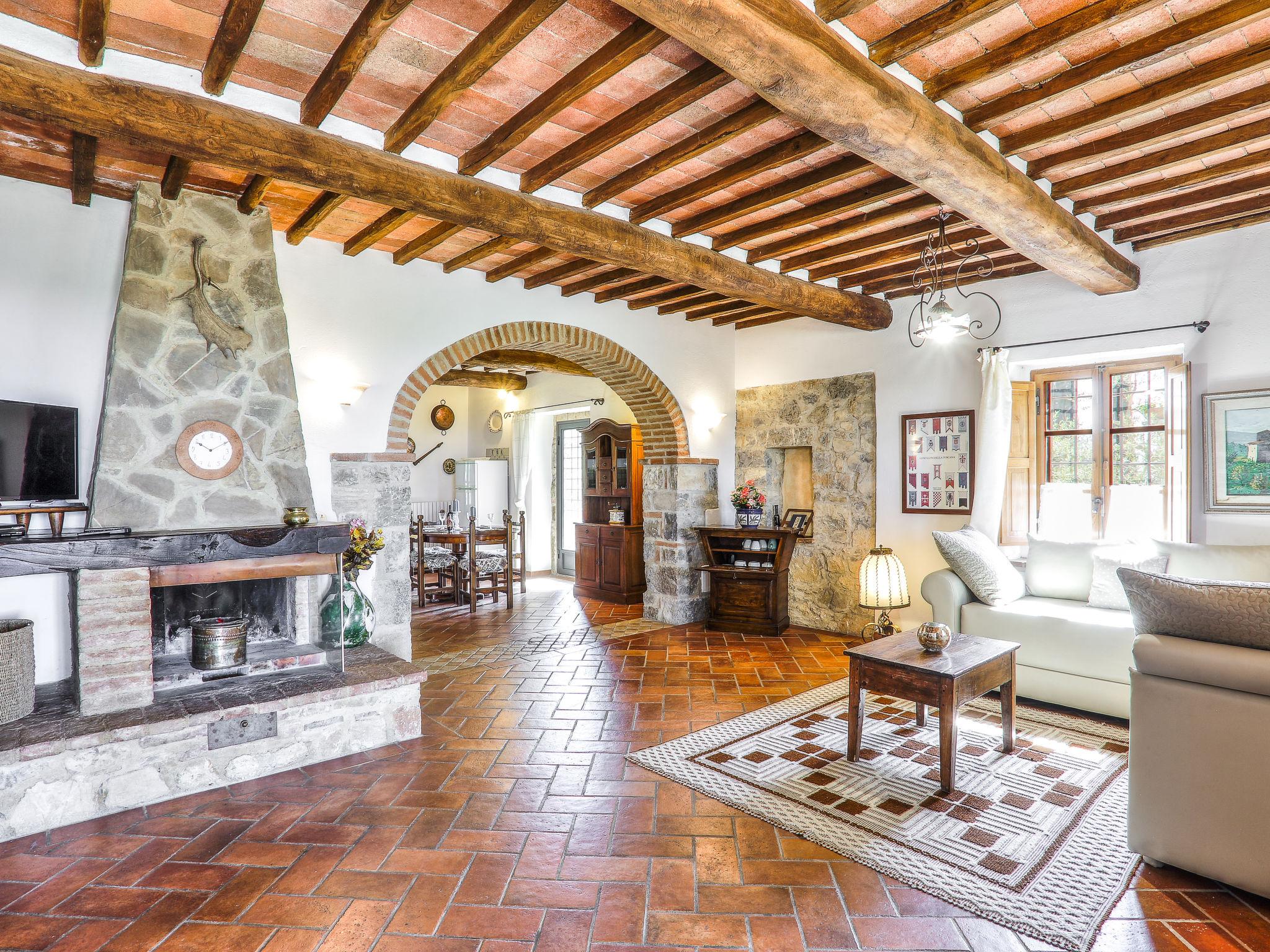 Foto 4 - Casa con 7 camere da letto a Castellina in Chianti con piscina privata e giardino