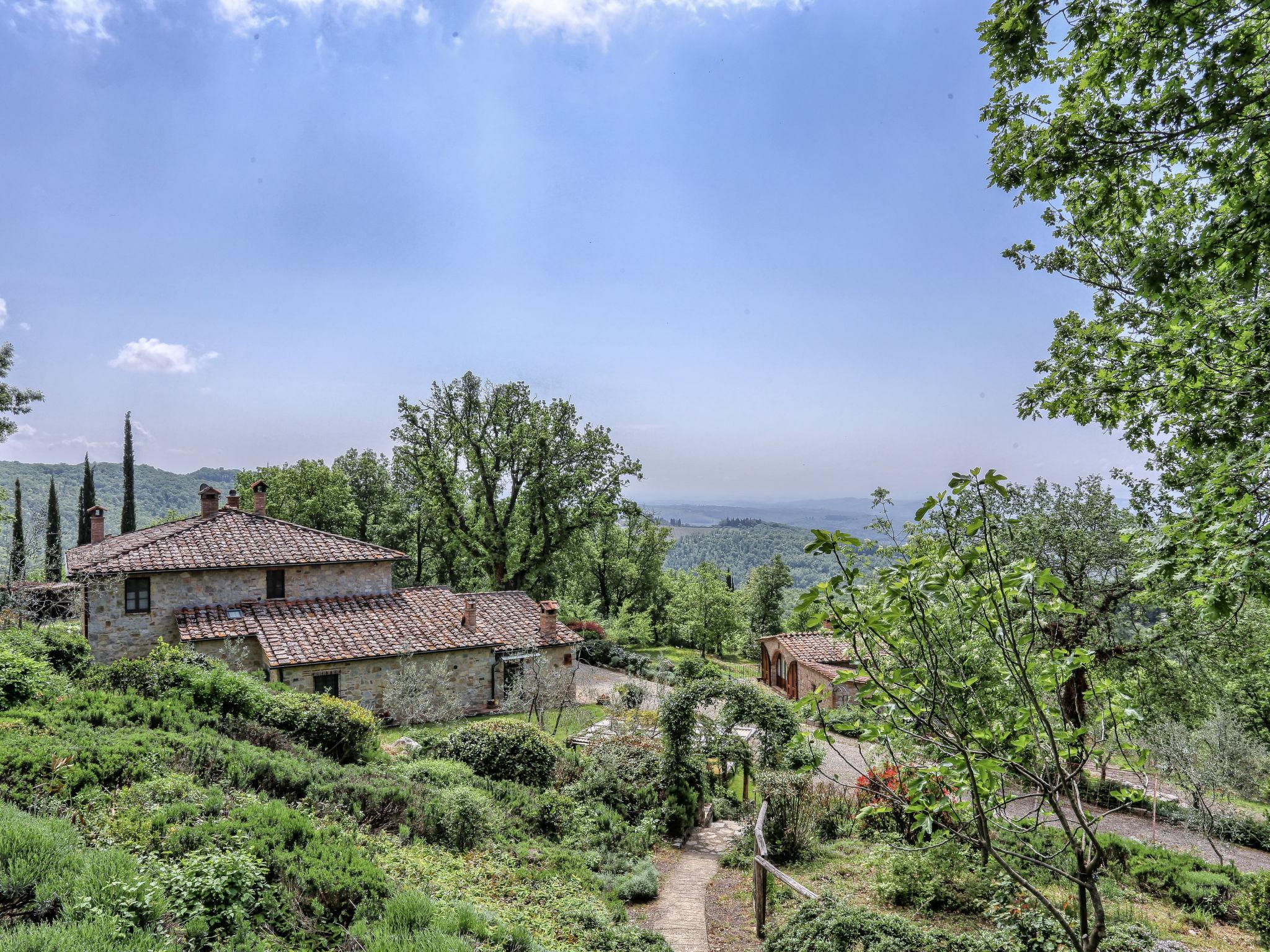 Foto 10 - Casa con 7 camere da letto a Castellina in Chianti con piscina privata e giardino