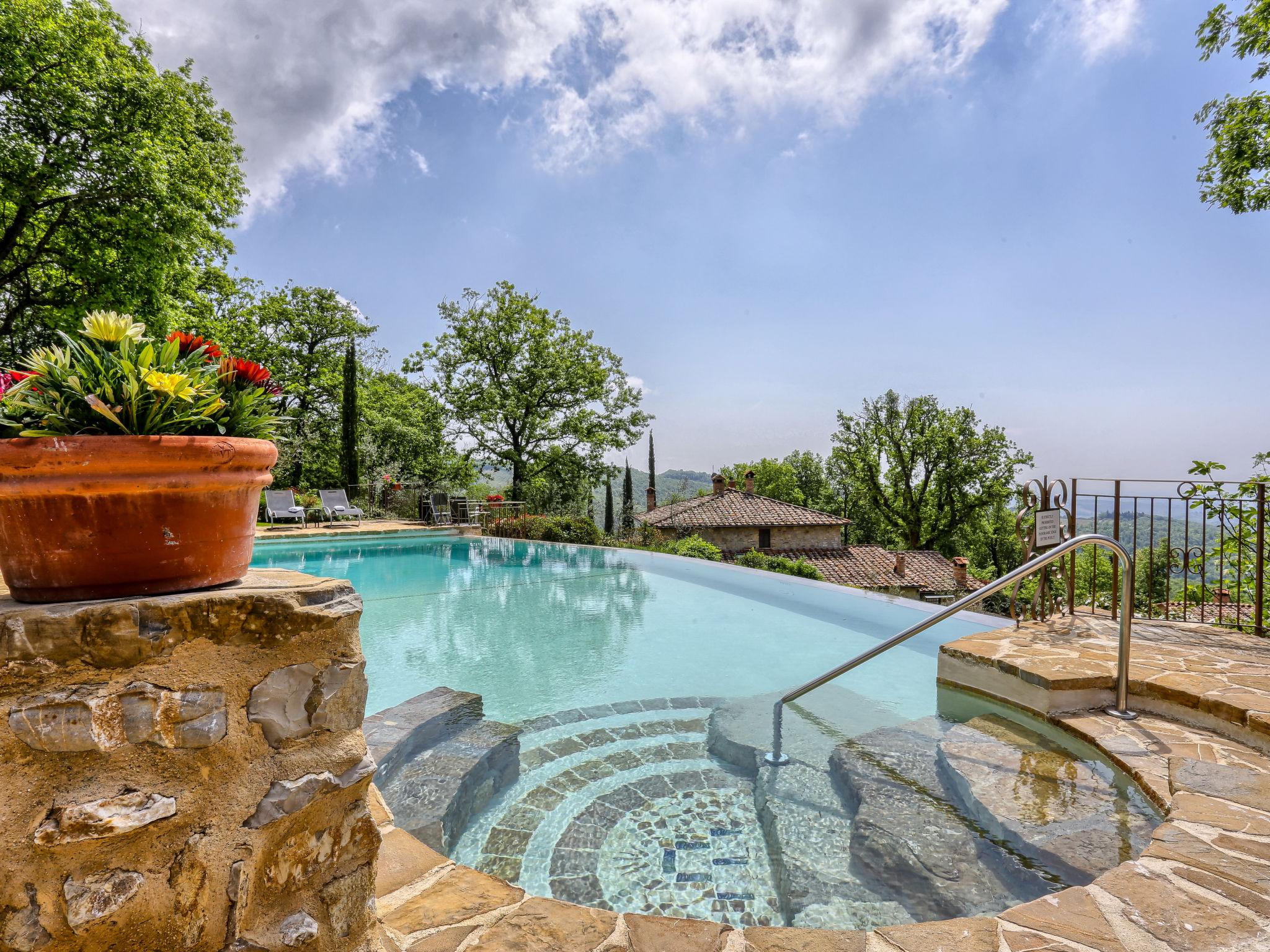 Foto 10 - Casa con 7 camere da letto a Castellina in Chianti con piscina privata e giardino