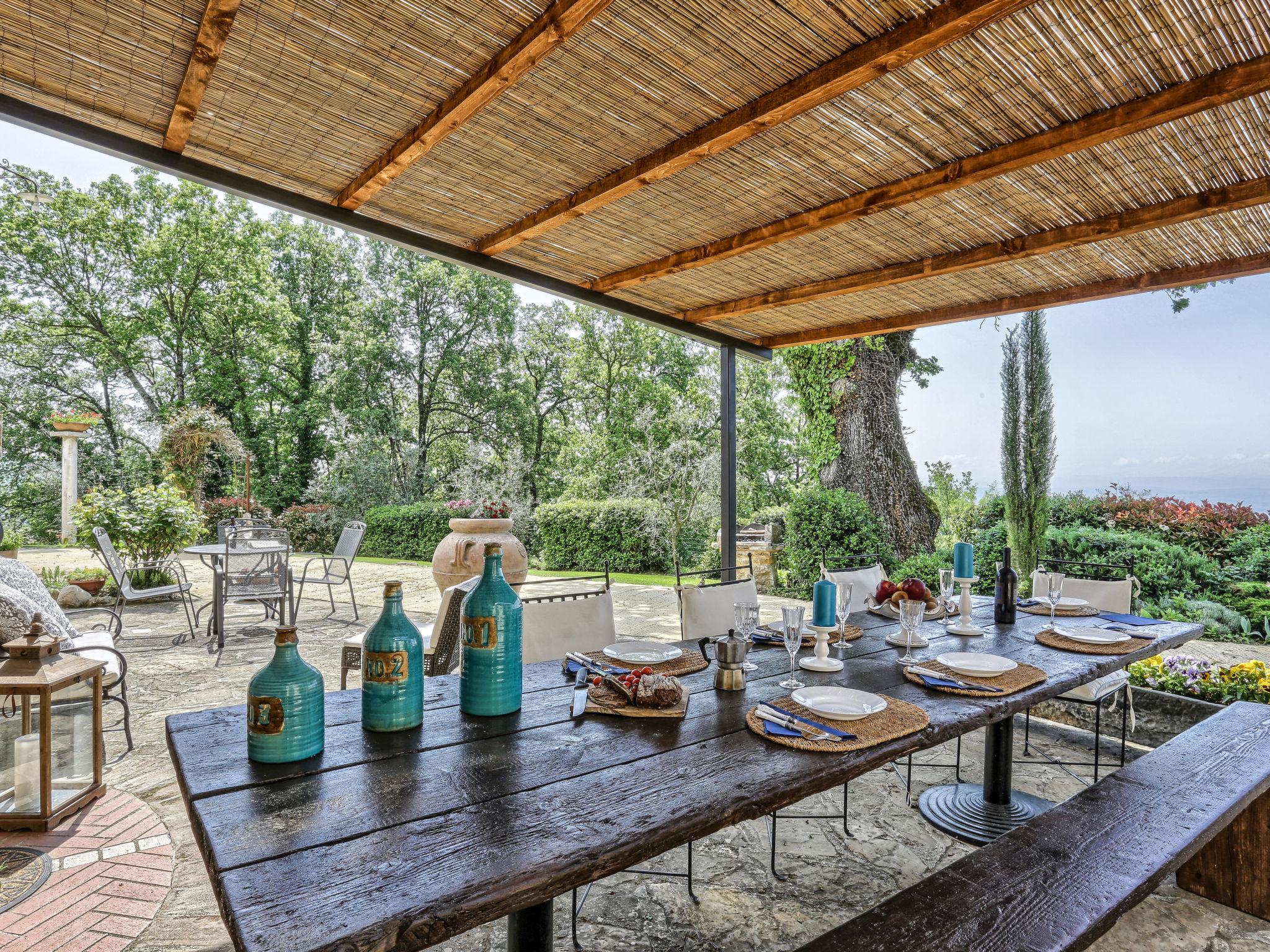 Foto 8 - Casa con 7 camere da letto a Castellina in Chianti con piscina privata e giardino