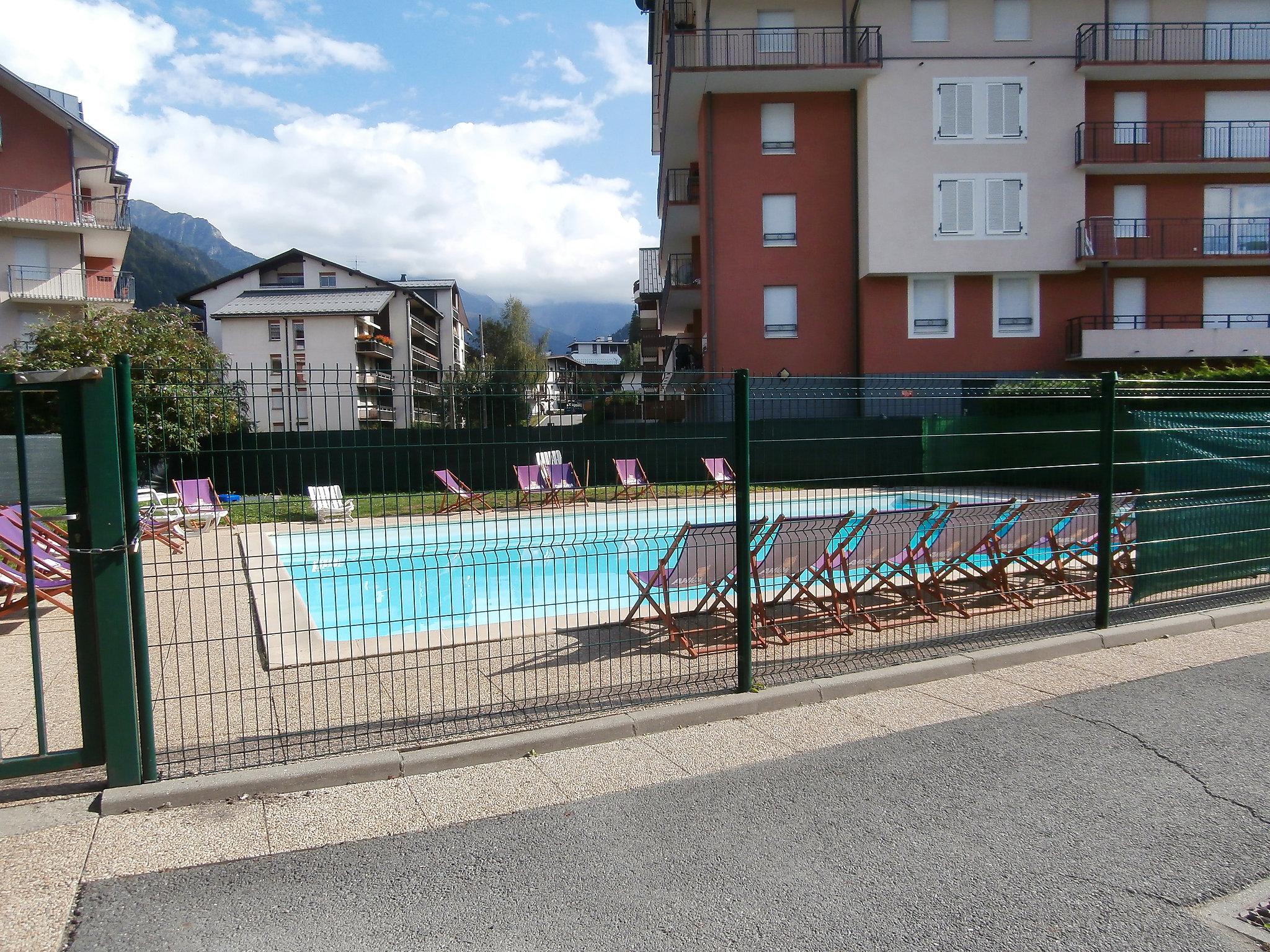 Foto 1 - Apartamento de 2 habitaciones en Saint-Gervais-les-Bains con piscina y vistas a la montaña