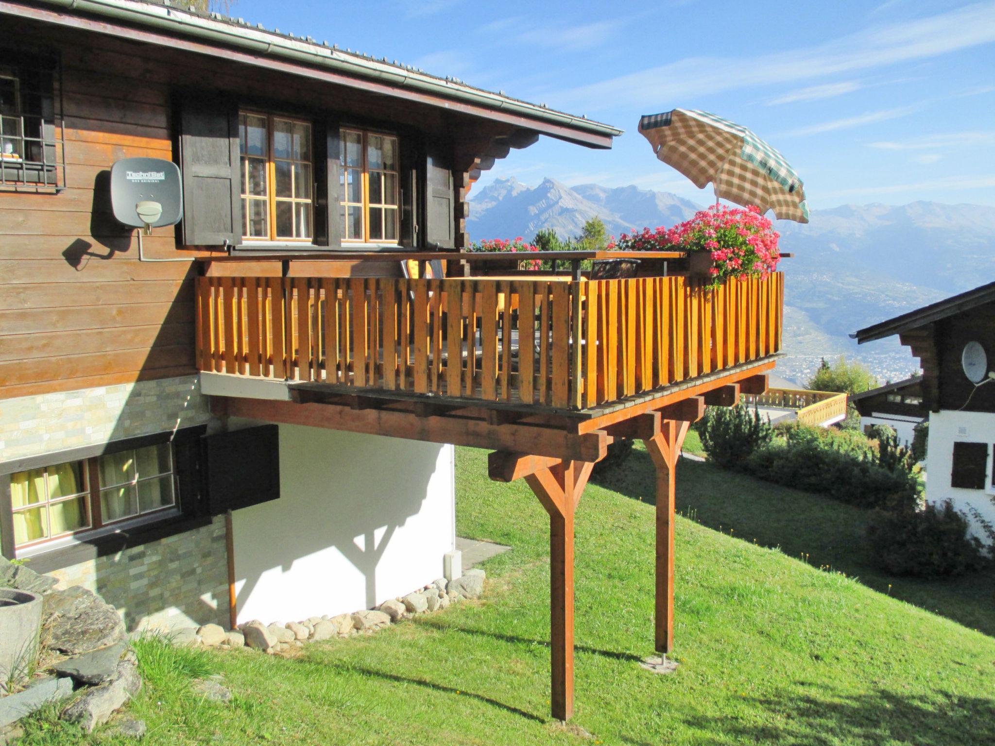 Foto 1 - Casa de 3 quartos em Nendaz com jardim e vista para a montanha