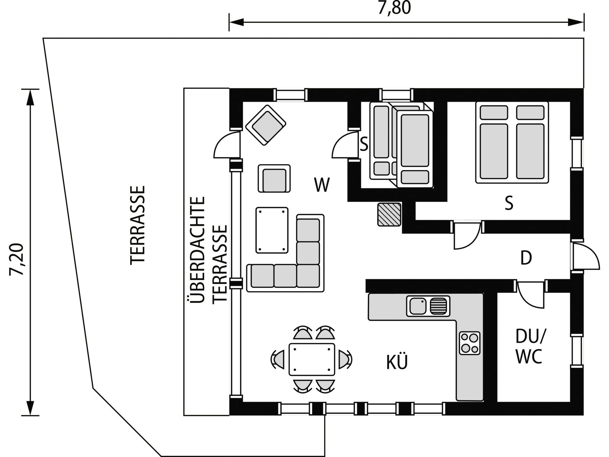 Photo 14 - 2 bedroom House in Farsund with terrace and sauna